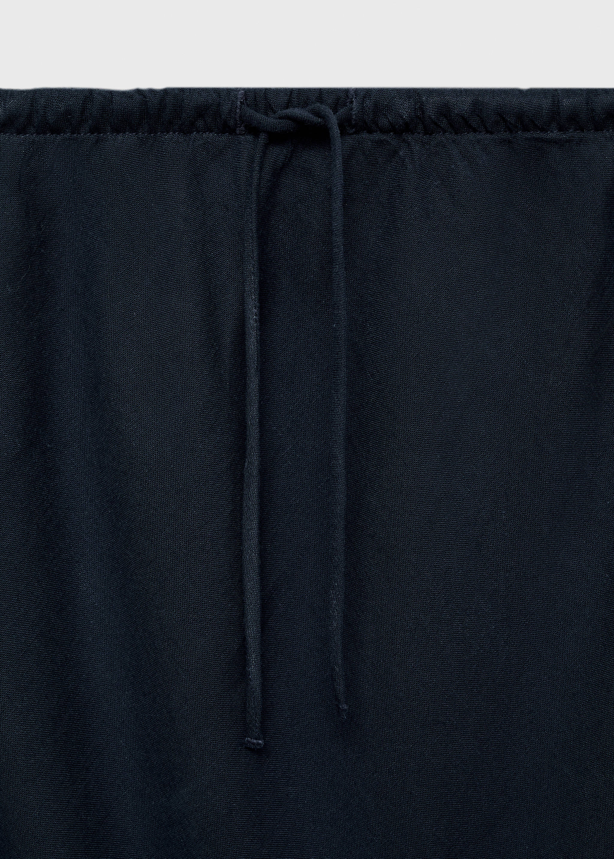 Bow linen skirt - Details of the article 8