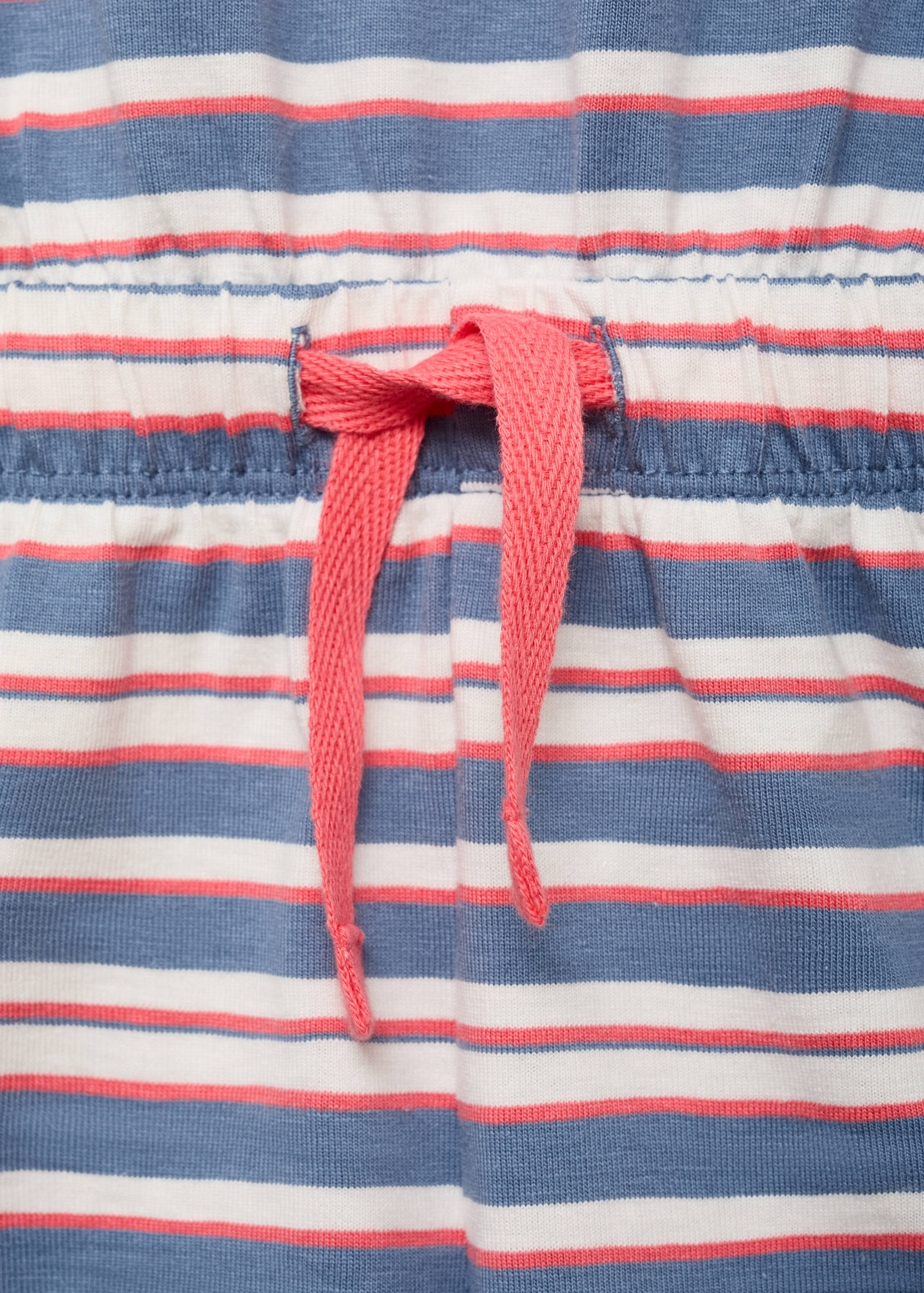 Korte gestreepte jumpsuit met aansnoerkoord - Detail van het artikel 8