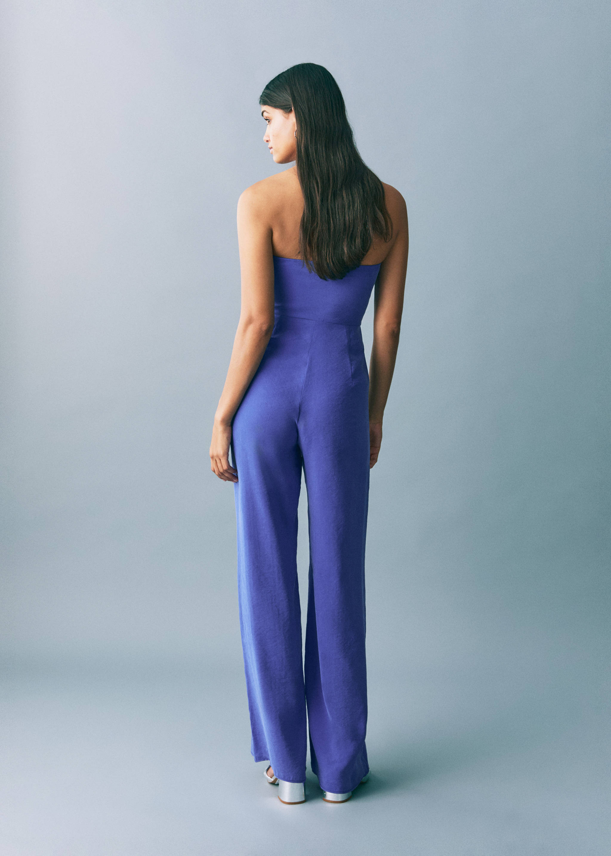 Long strapless jumpsuit - Reverse of the article