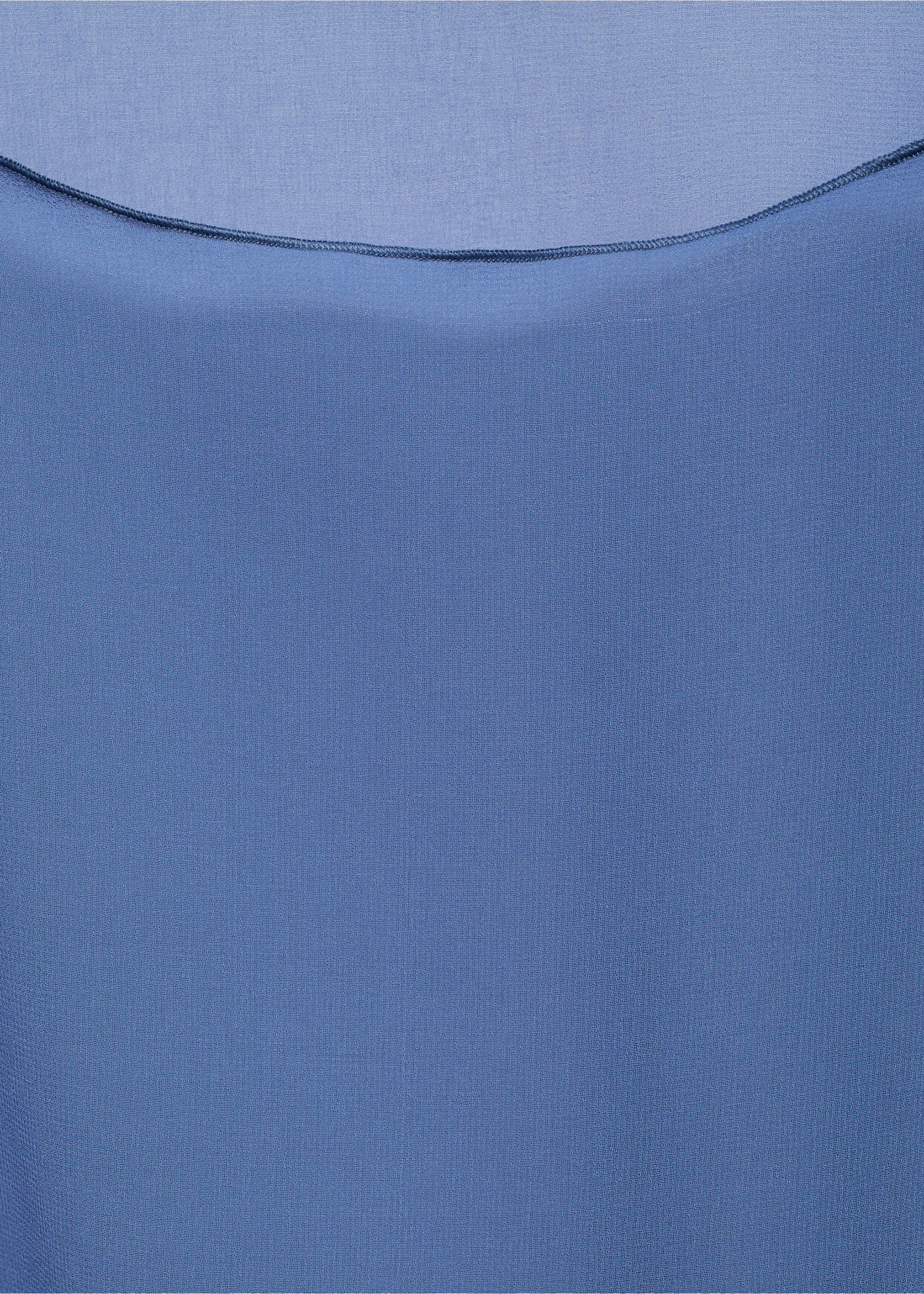 Chiffon layer top - Details of the article 8, Sky Blue. Ref: 87056366-00.