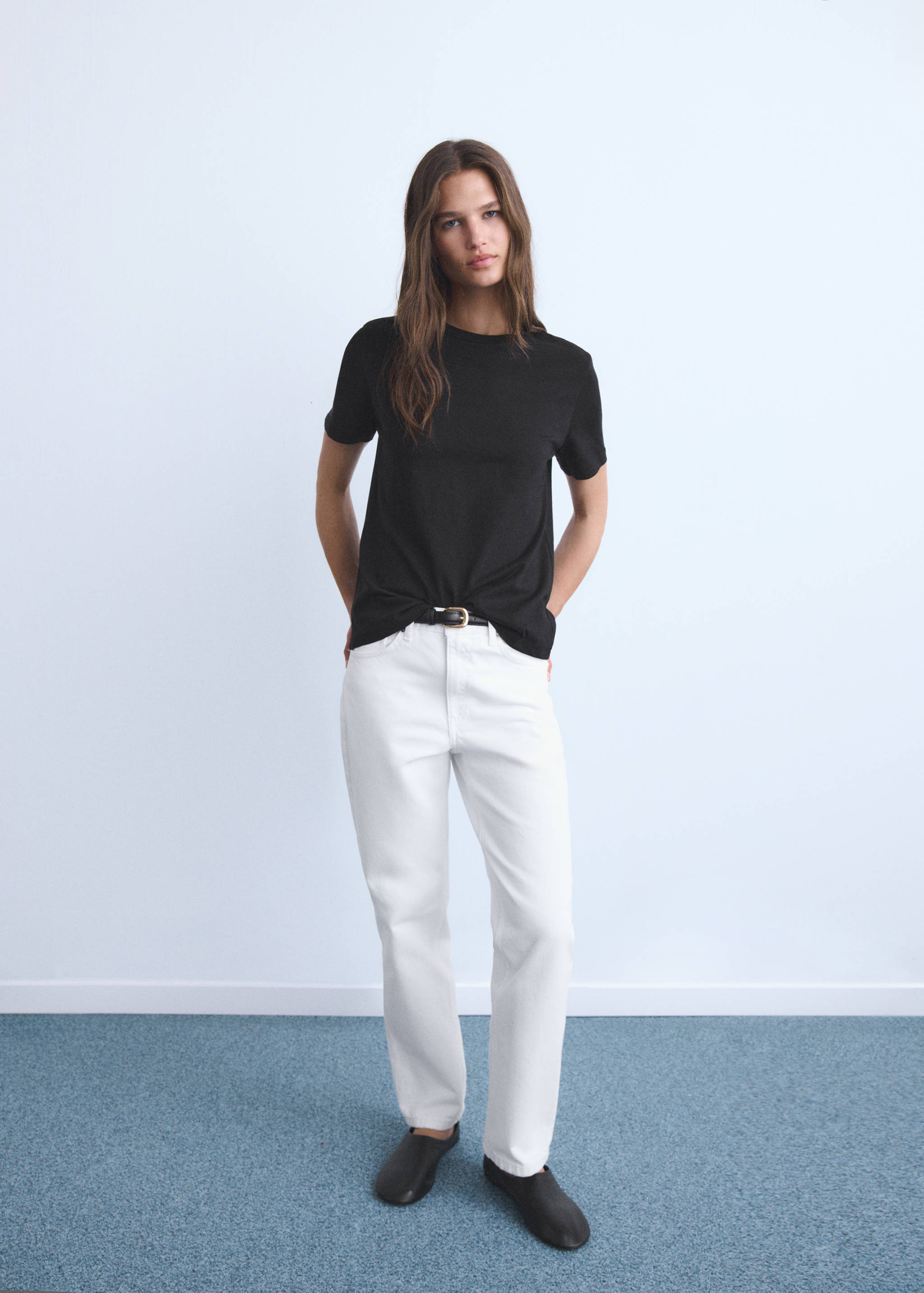 Texans rectes tir mitjà - Pla general