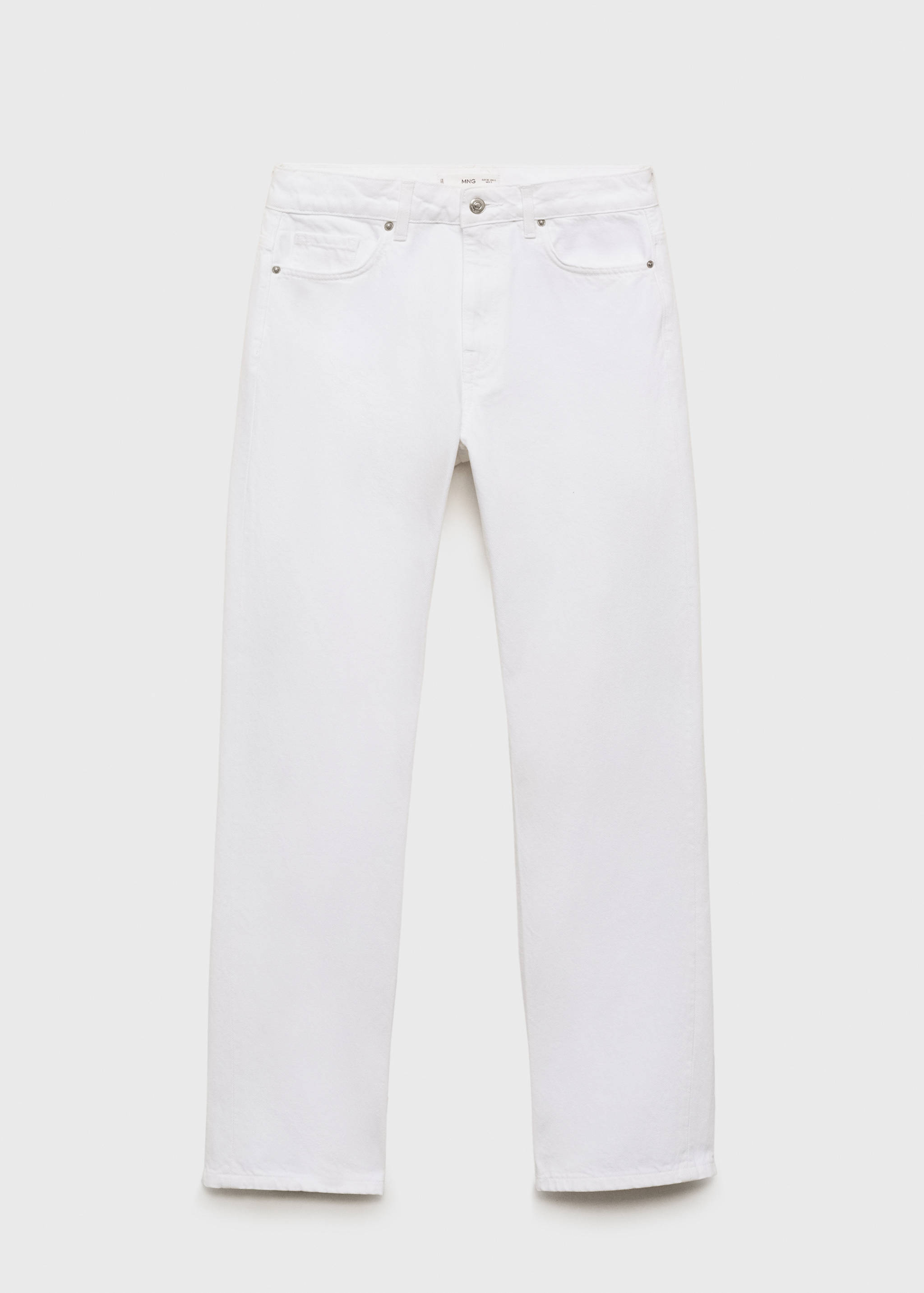 Jeans retos com cintura de altura média - Artigo sem modelo
