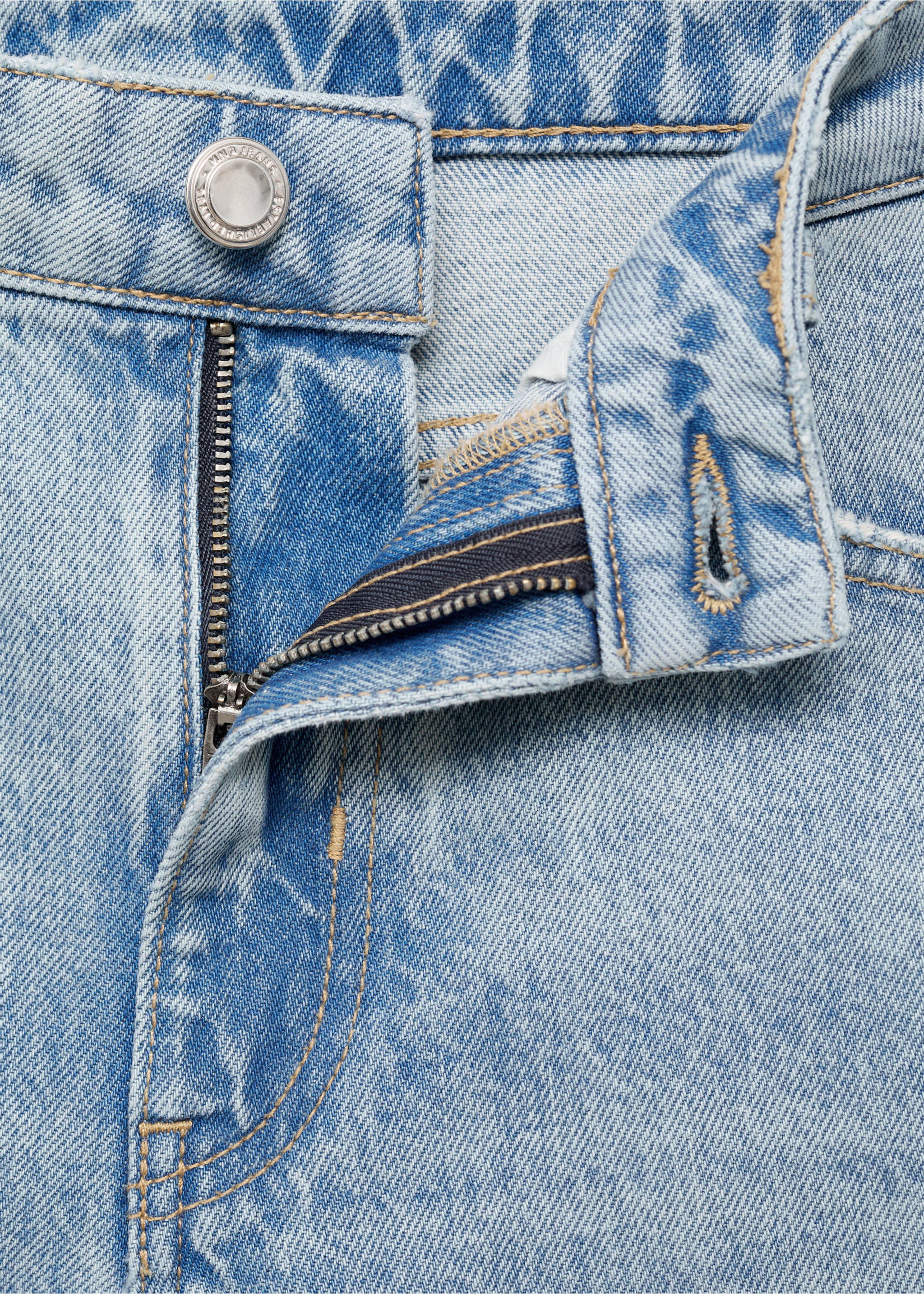 Texans rectes tir mitjà - Detall de l'article 0, Blau mitjà. Ref: 87056369-00.