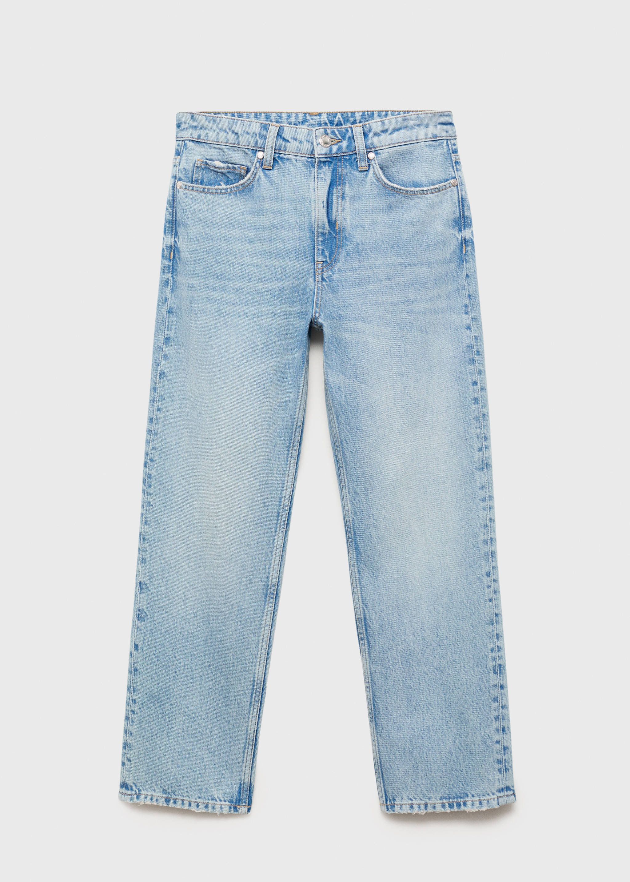 Jeans retos com cintura de altura média - Artigo sem modelo