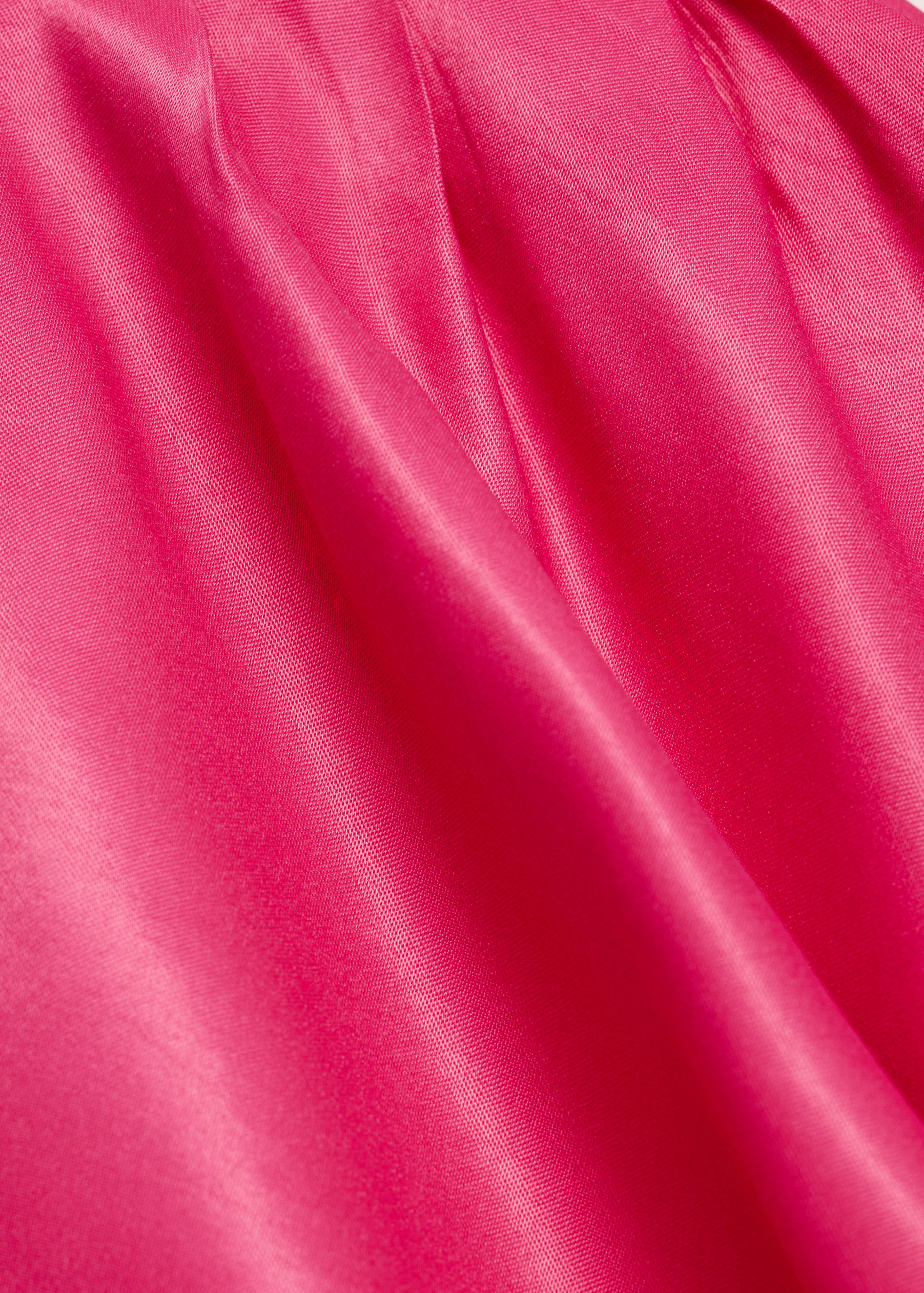 Draped asymmetrical midi-dress - Details of the article 8