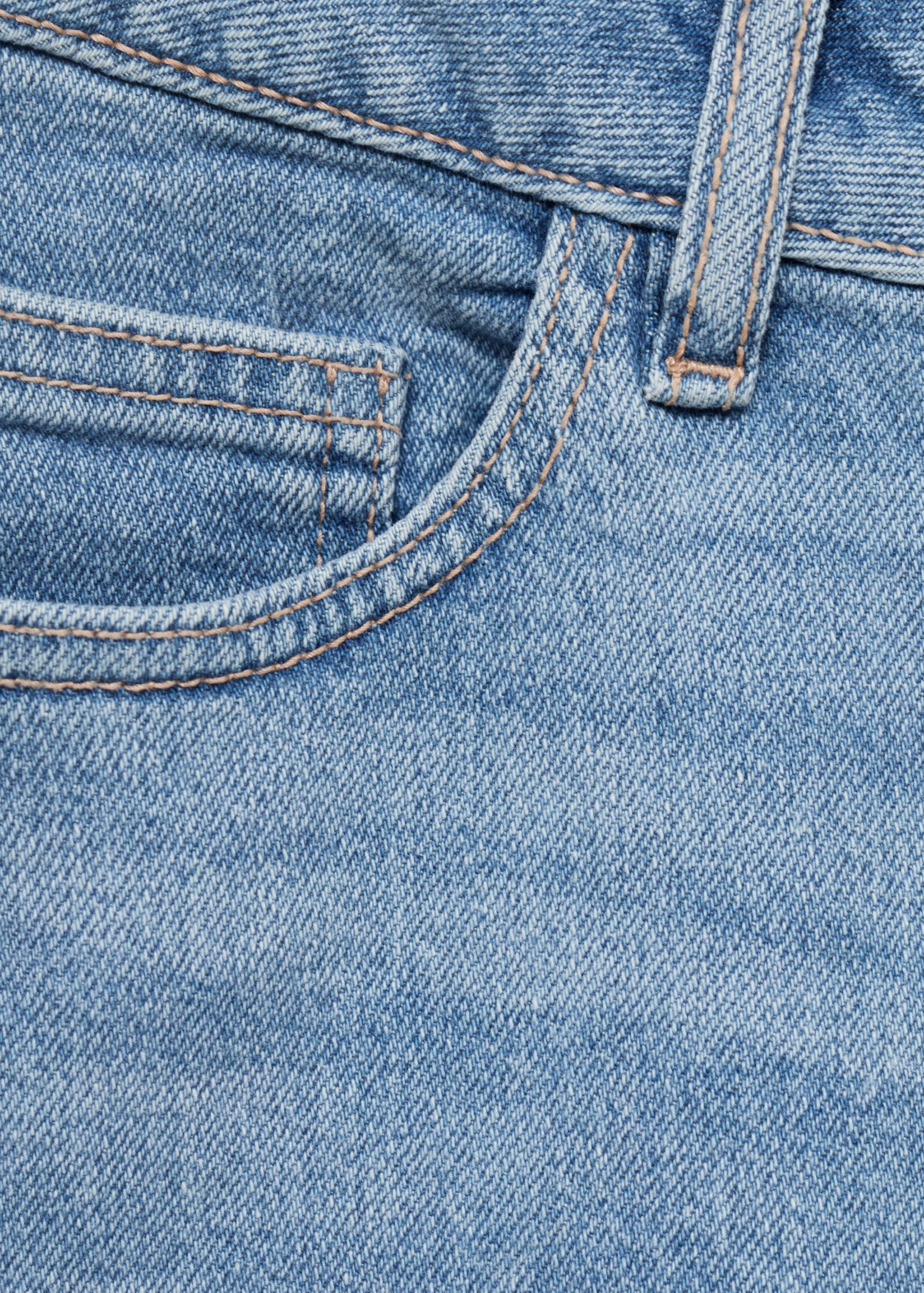 Shorts vaqueros bajo vuelto - Detalle del artículo 0