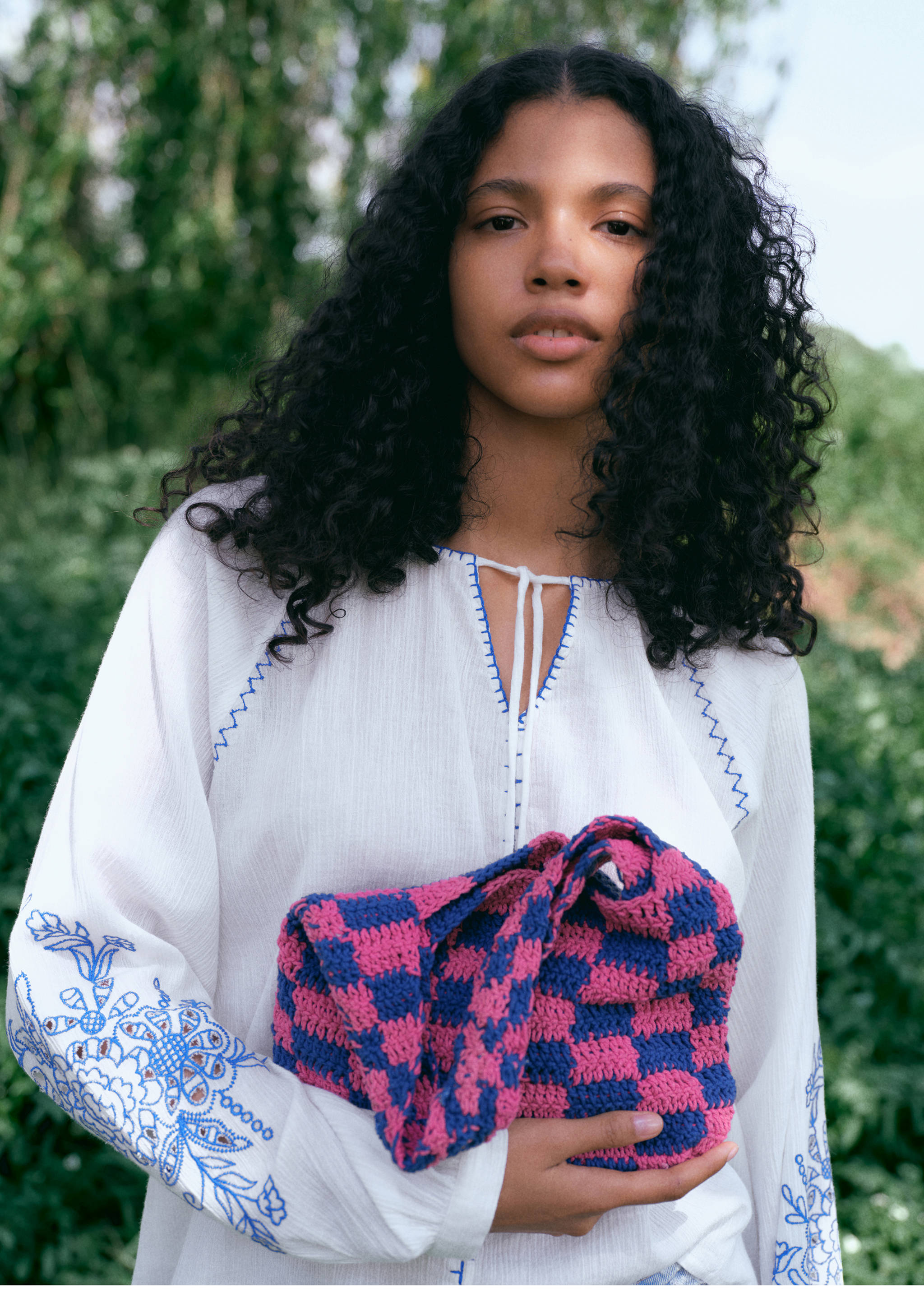 Häkeltasche mit Karo-Muster - Detail des Artikels 9