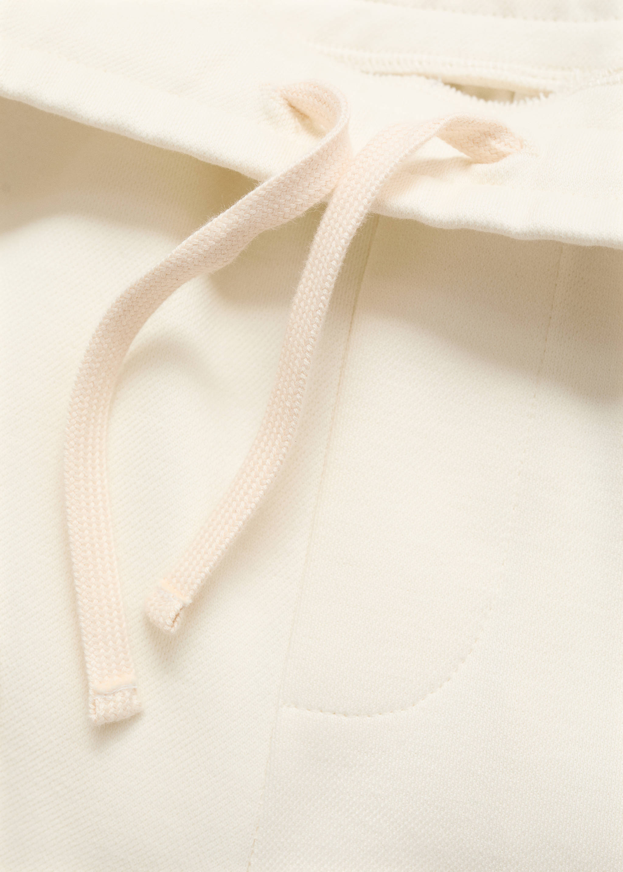 Cotton shorts with elastic waist - Details of the article 8