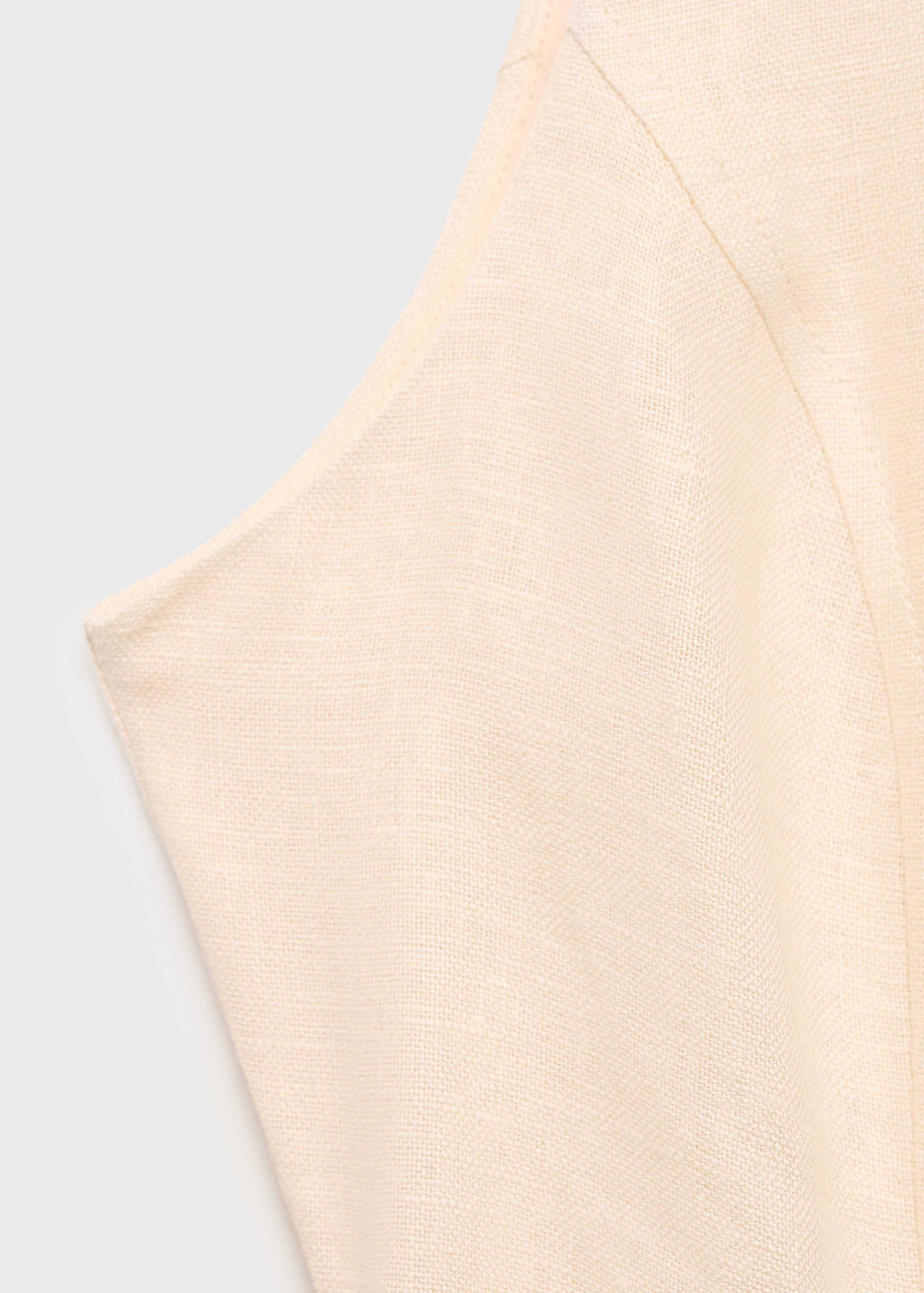 Belt linen dress - Details of the article 0
