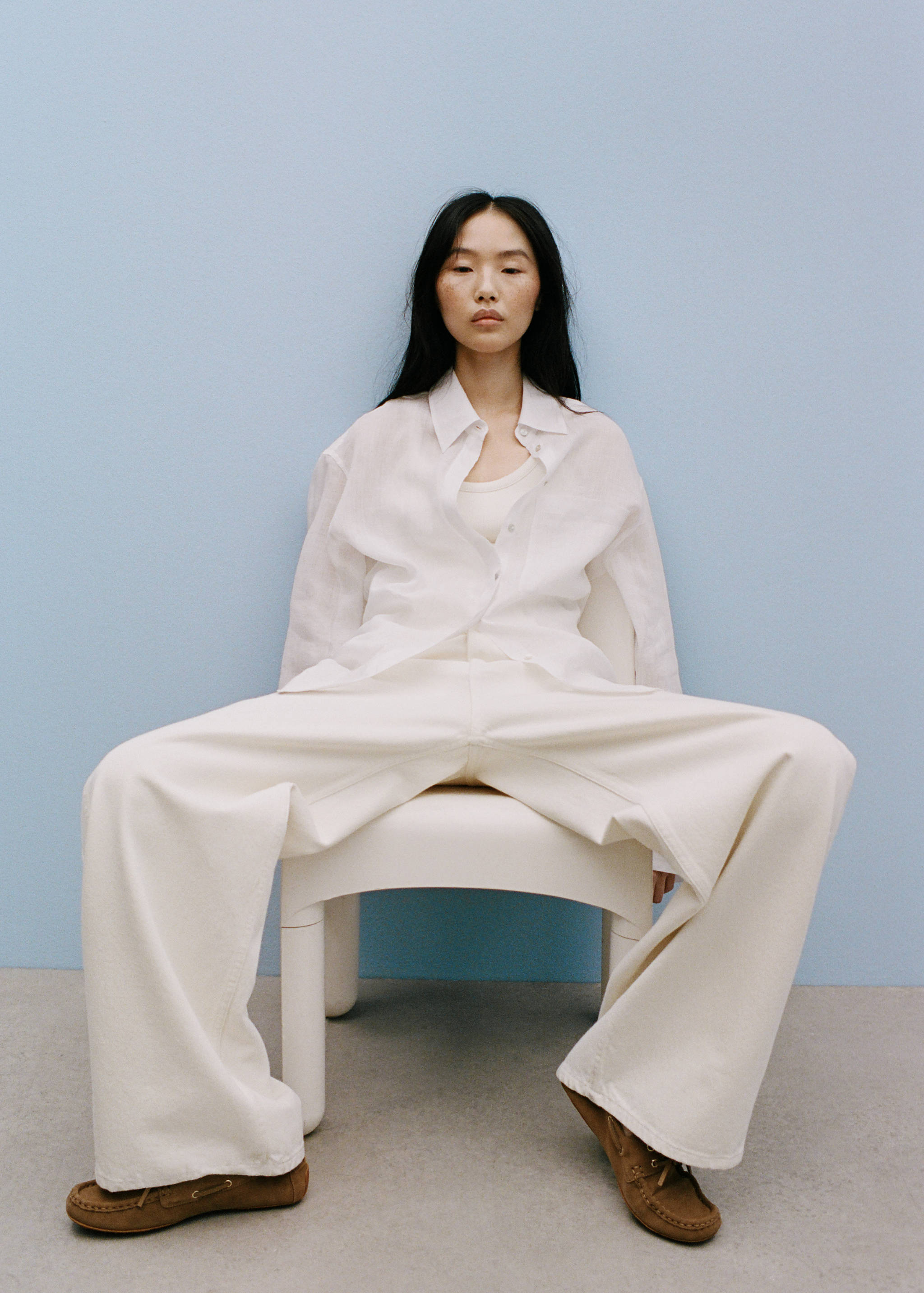 Ramie shirt with pocket - Details of the article 6