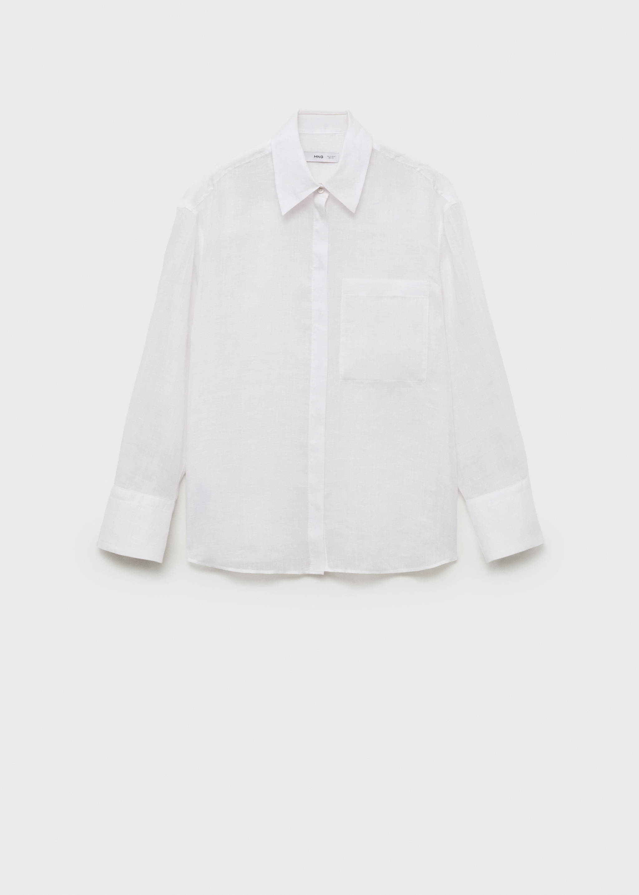Ramie shirt with pocket - Article without model