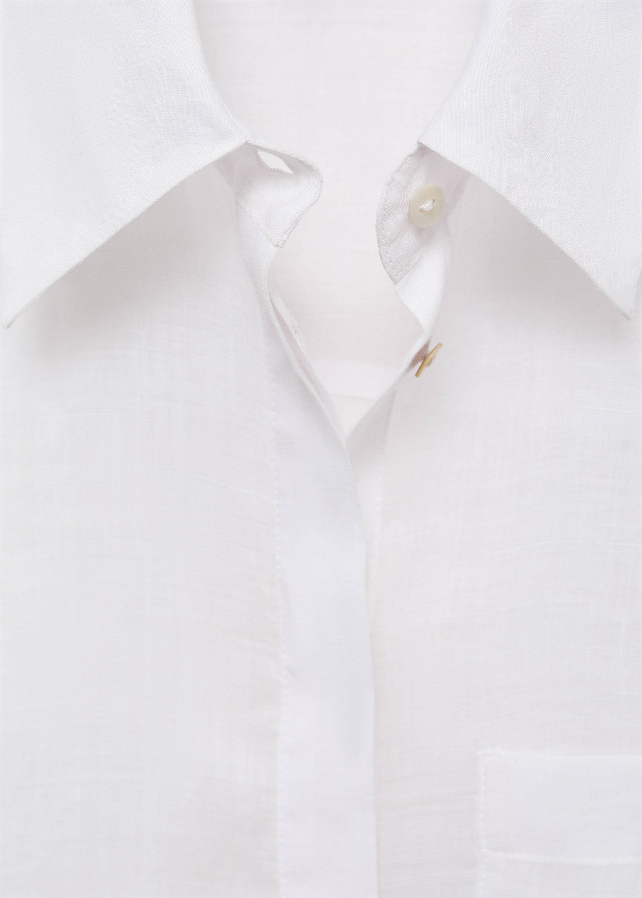 Ramie shirt with pocket - Details of the article 8
