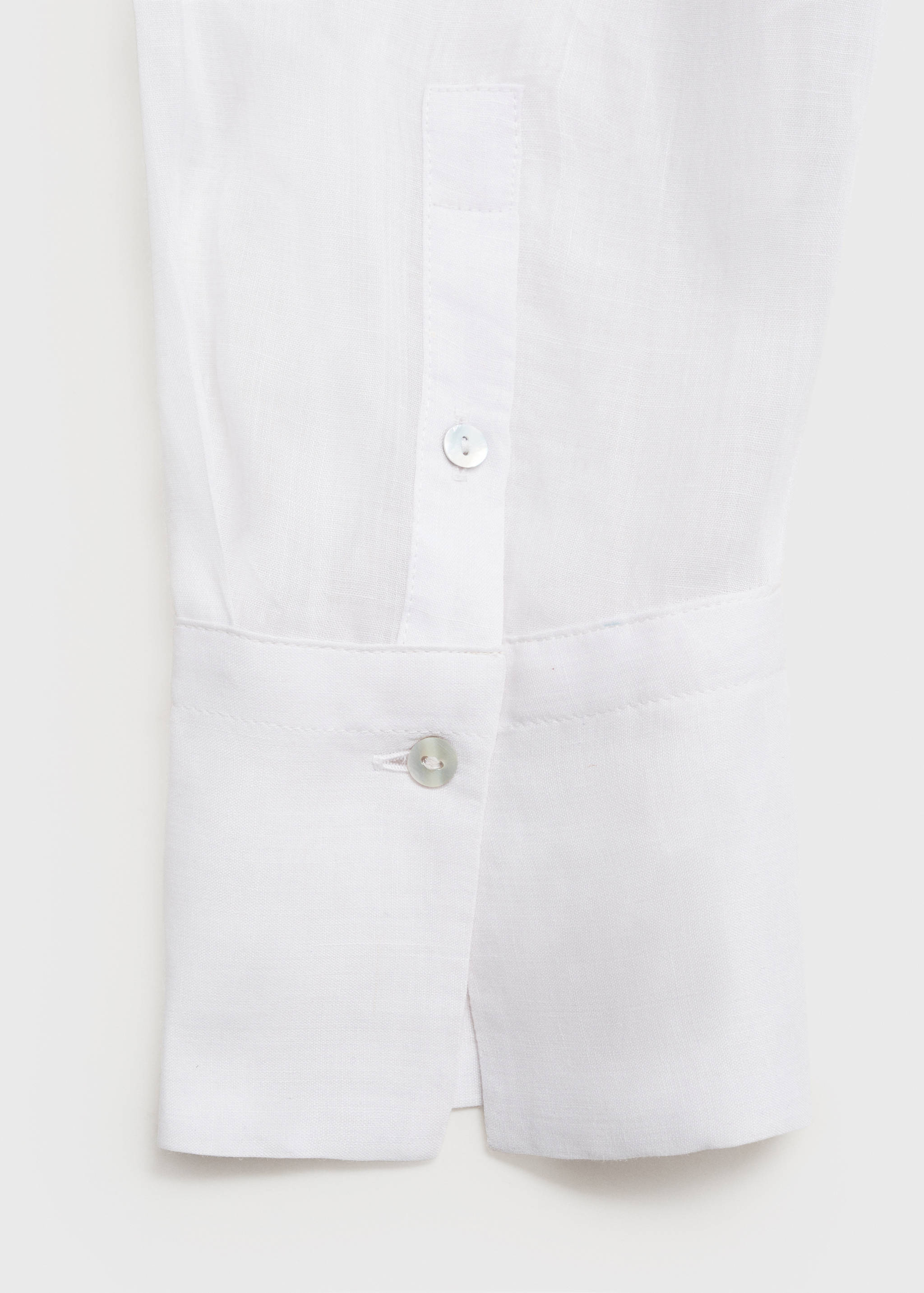 Ramie shirt with pocket - Details of the article 0