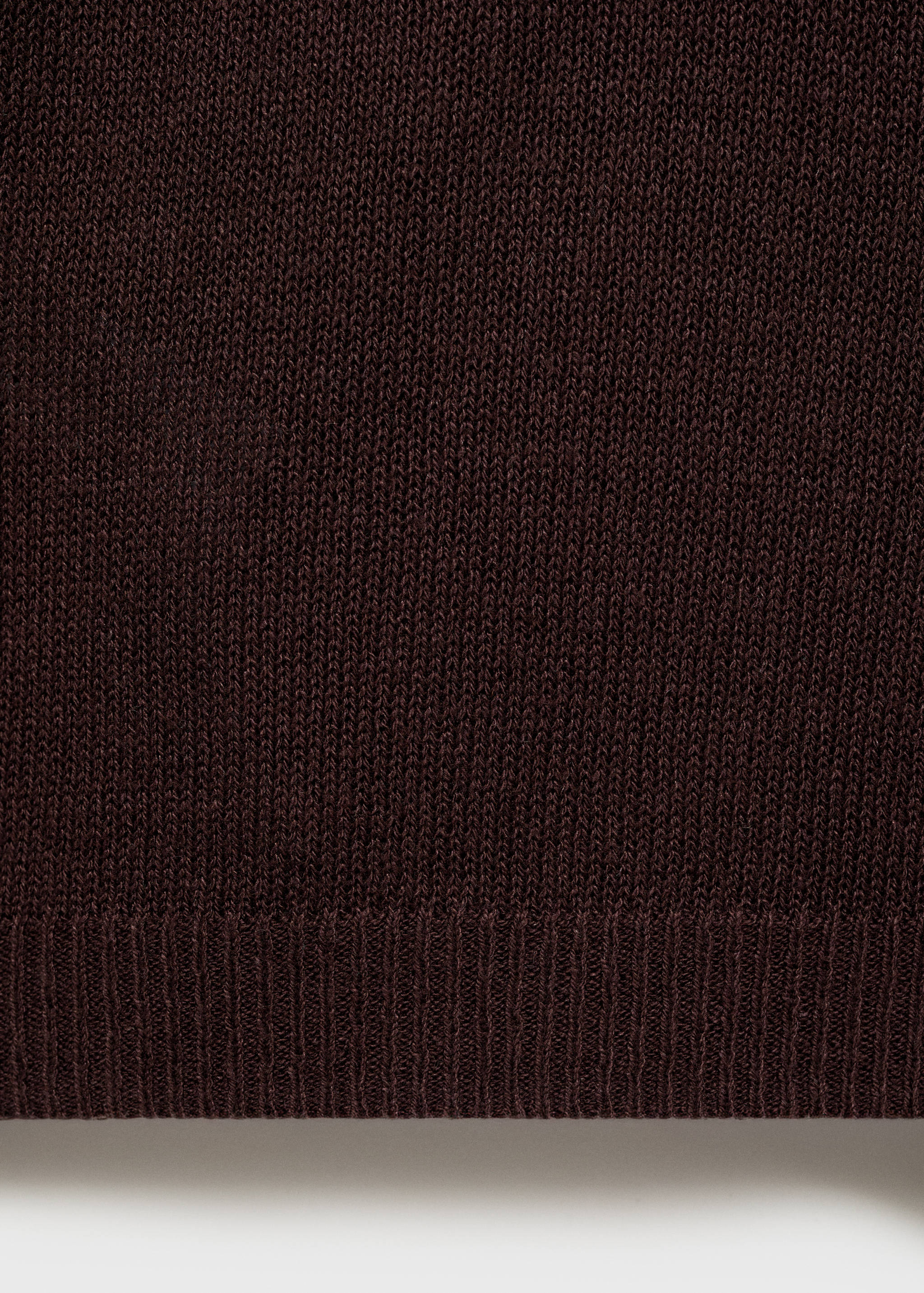 Linen-blend boat-neck sweater - Details of the article 0