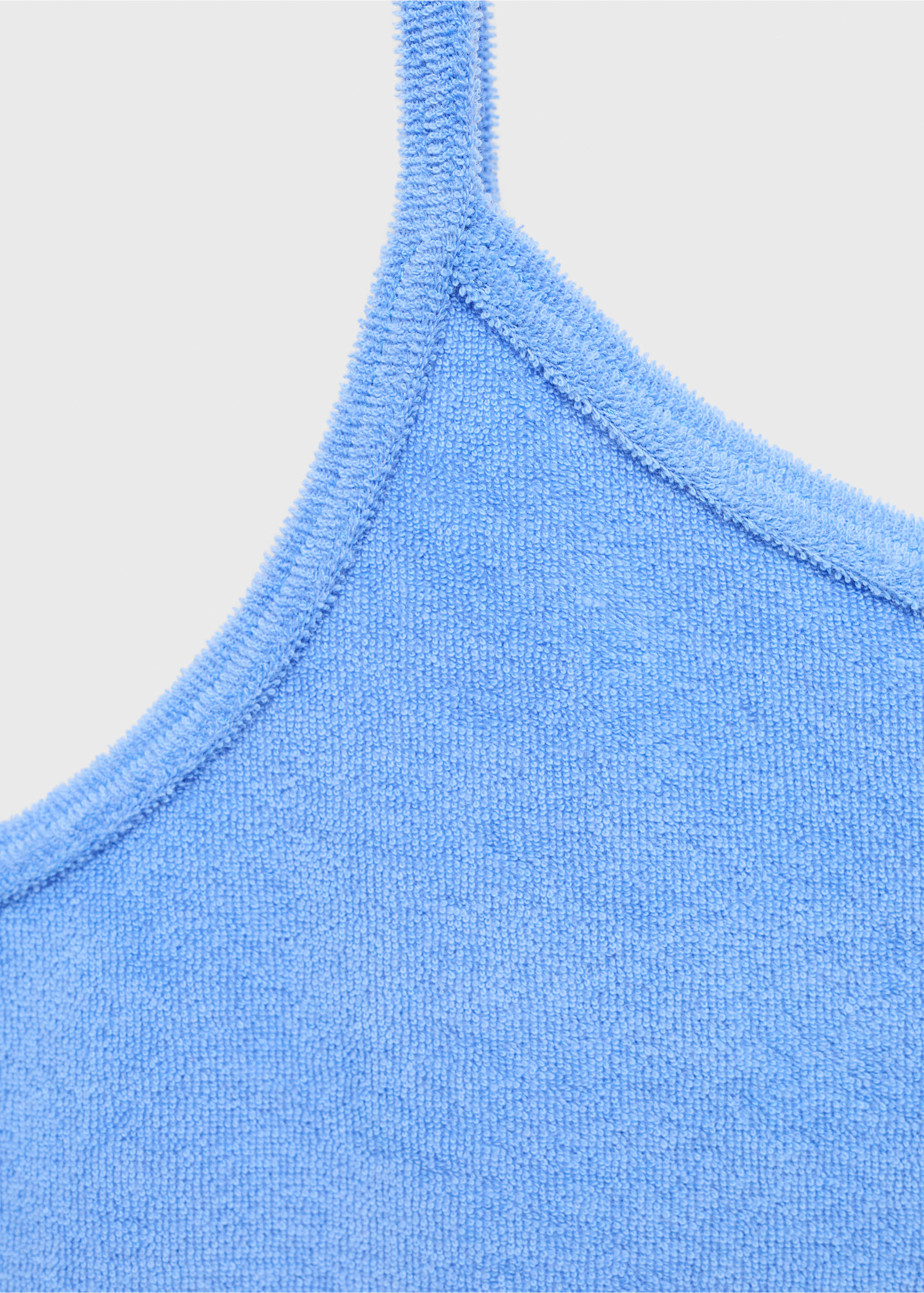 Top algodón rizo - Detalle del artículo 8, Azul. Ref: 87057169-00.