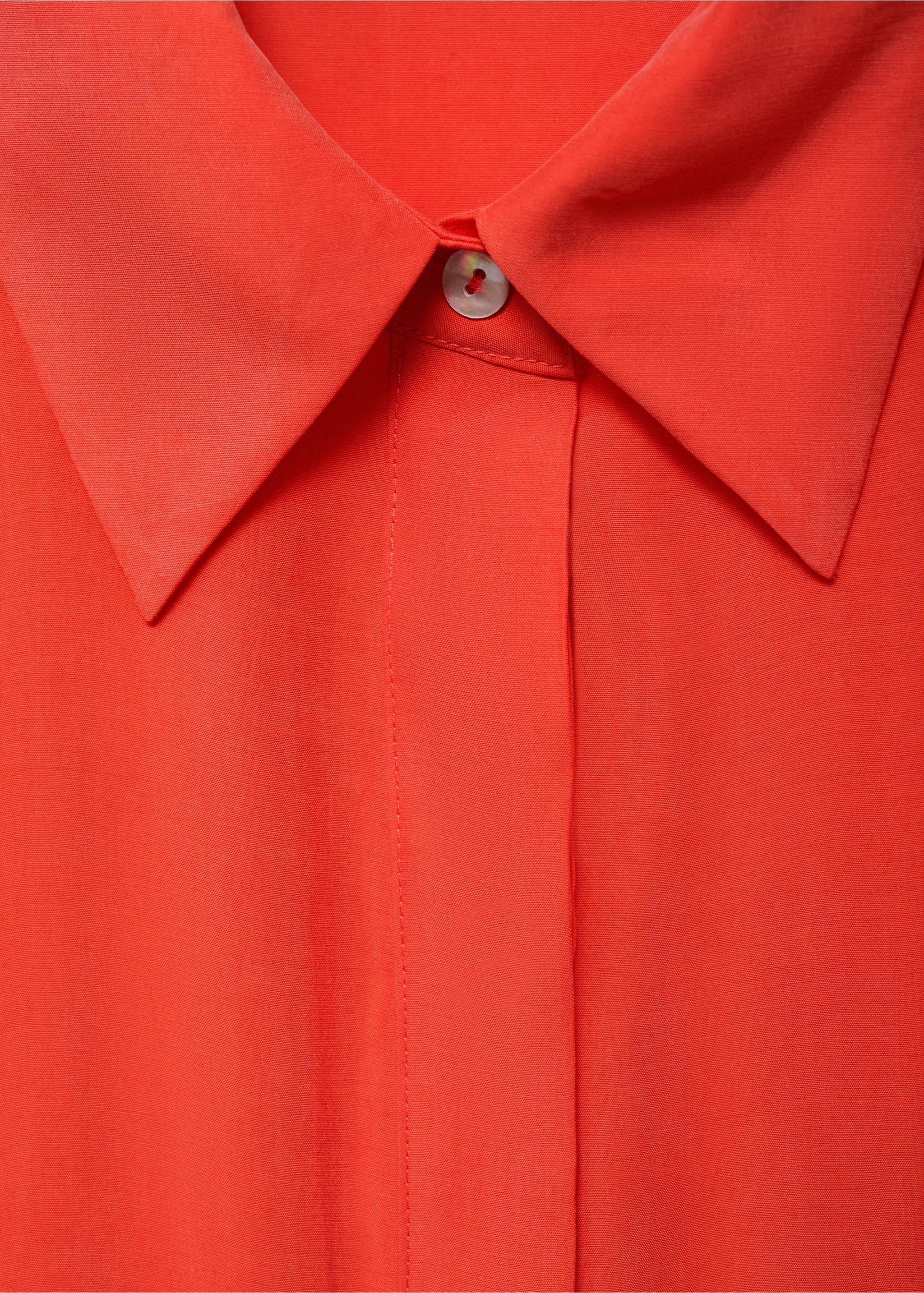 Rochie midi evazată cu curea - Detaliu al articolului 8, Roșu. Ref: 87057173-00.