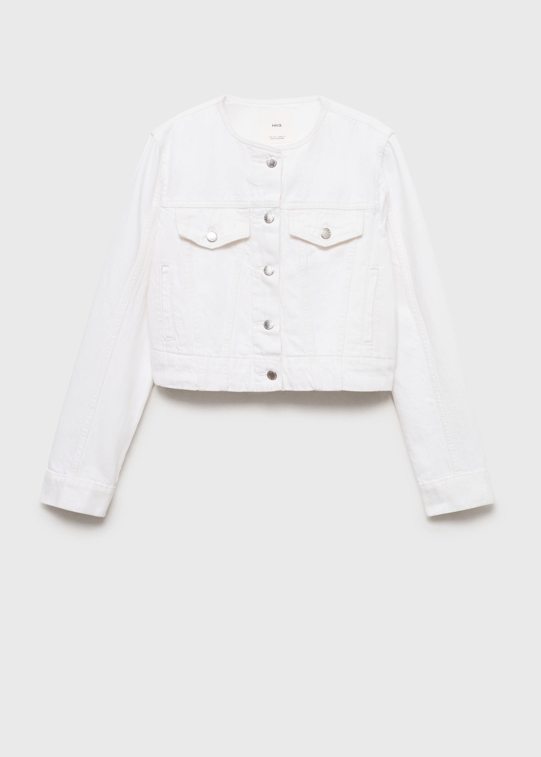 Crop denim jacket - Article without model