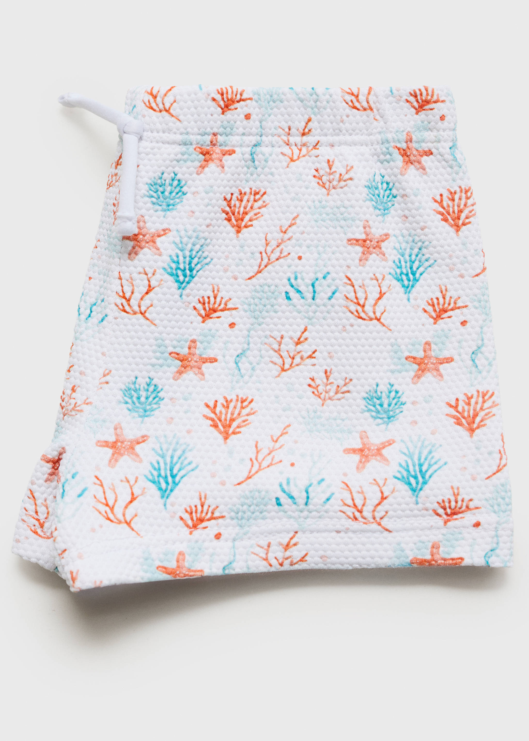 Textured printed swimsuit - Details of the article 8