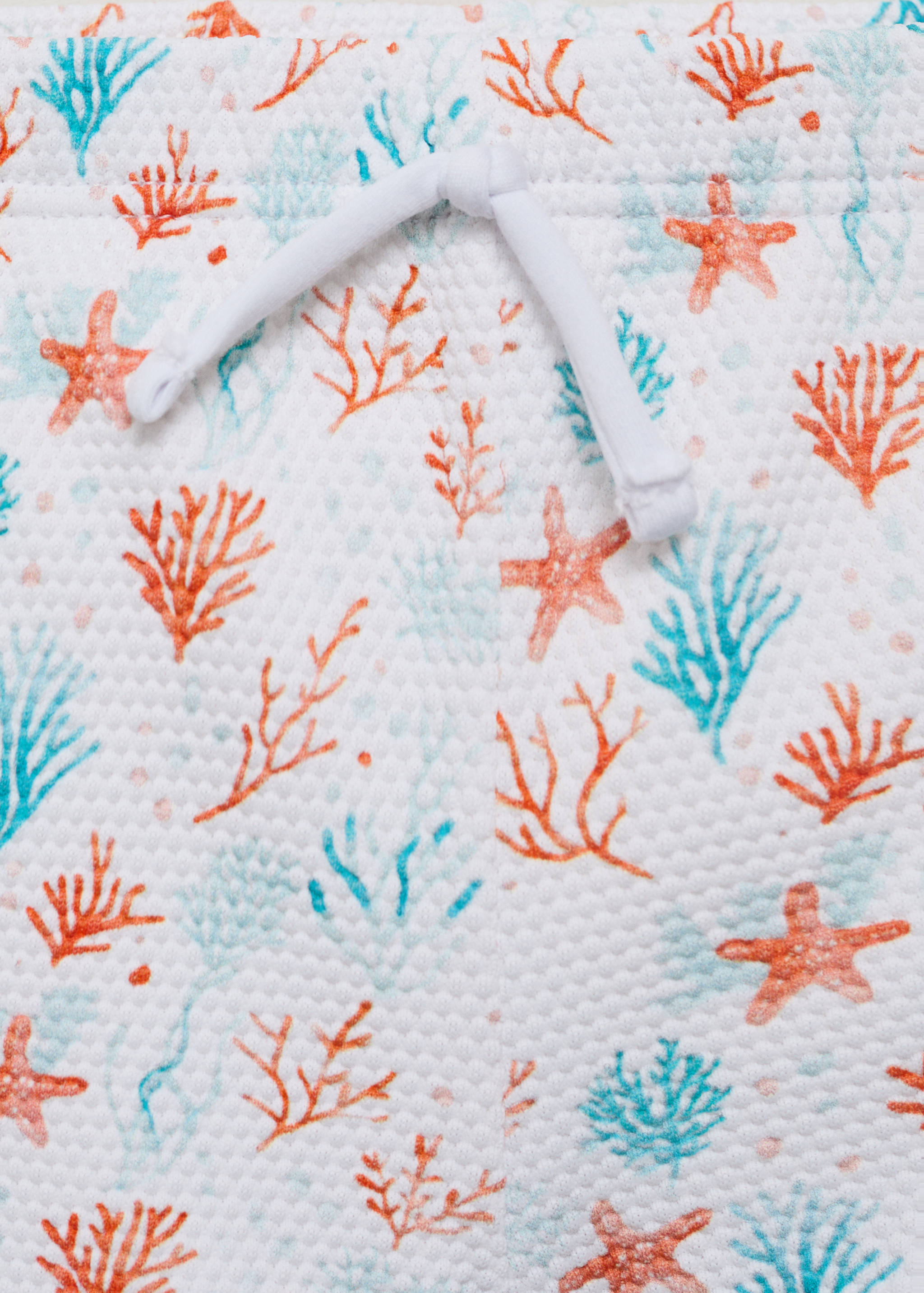 Textured printed swimsuit - Details of the article 0