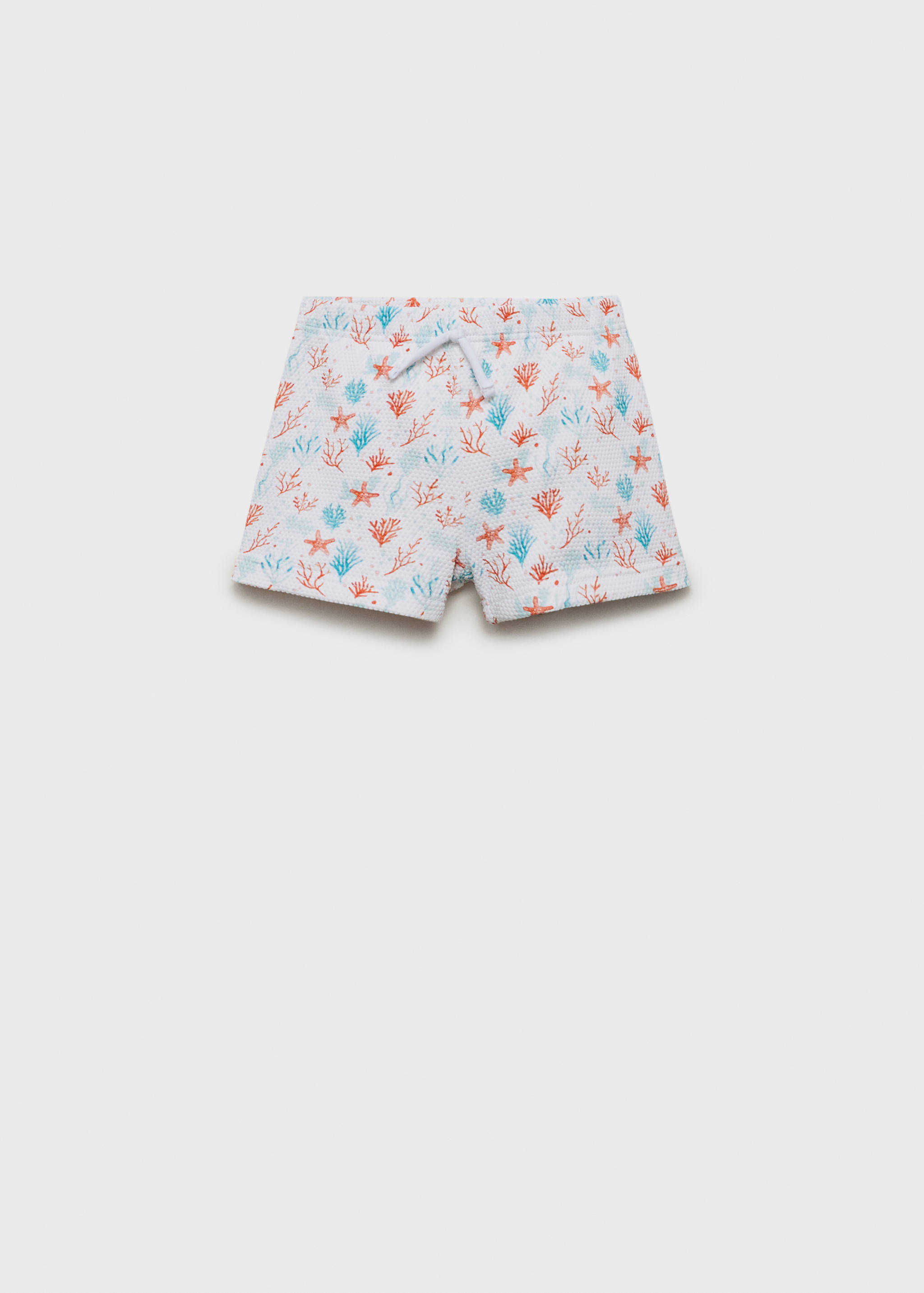 Textured printed swimsuit - Article without model