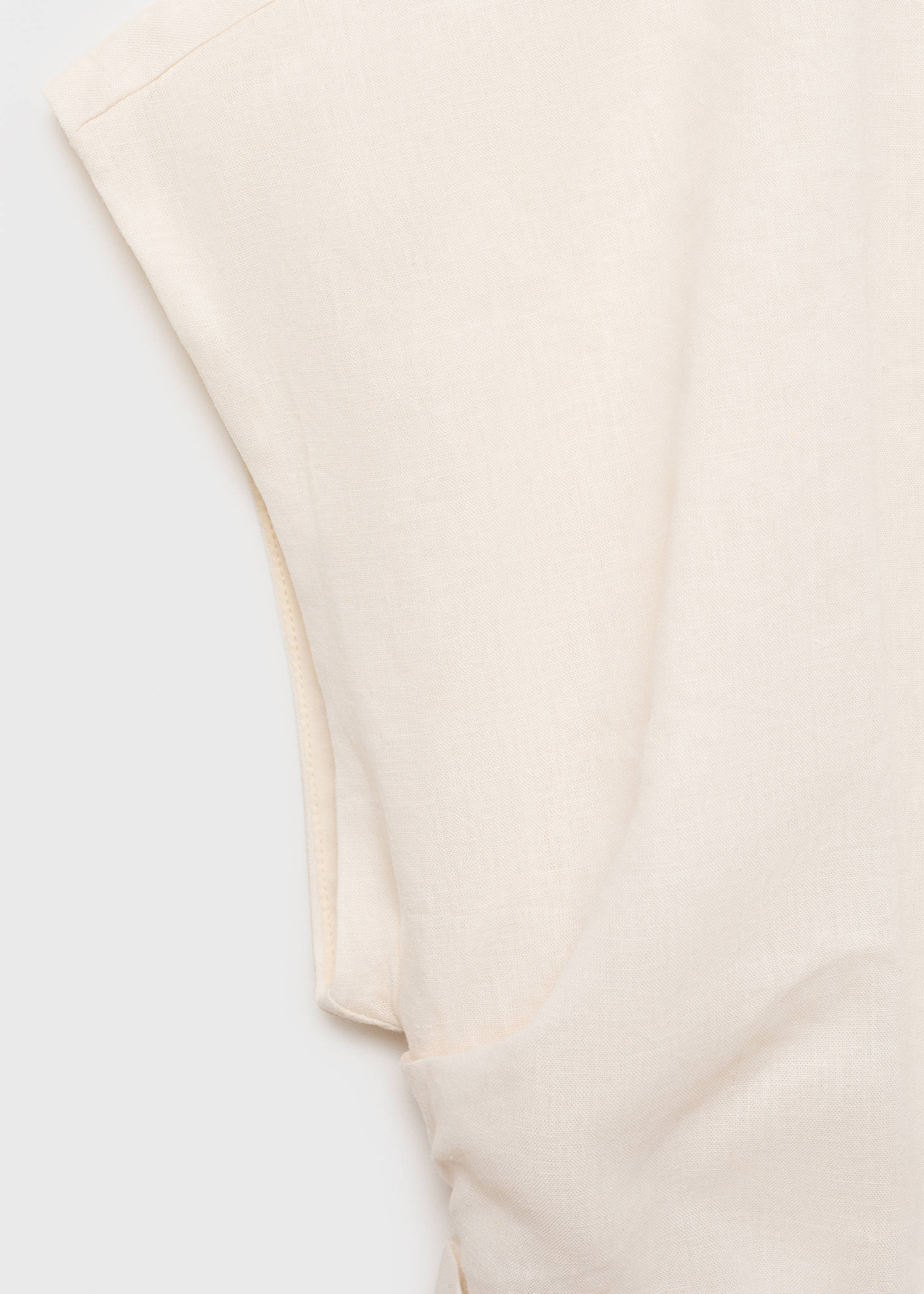 Asymmetrische linnen top - Detail van het artikel 8