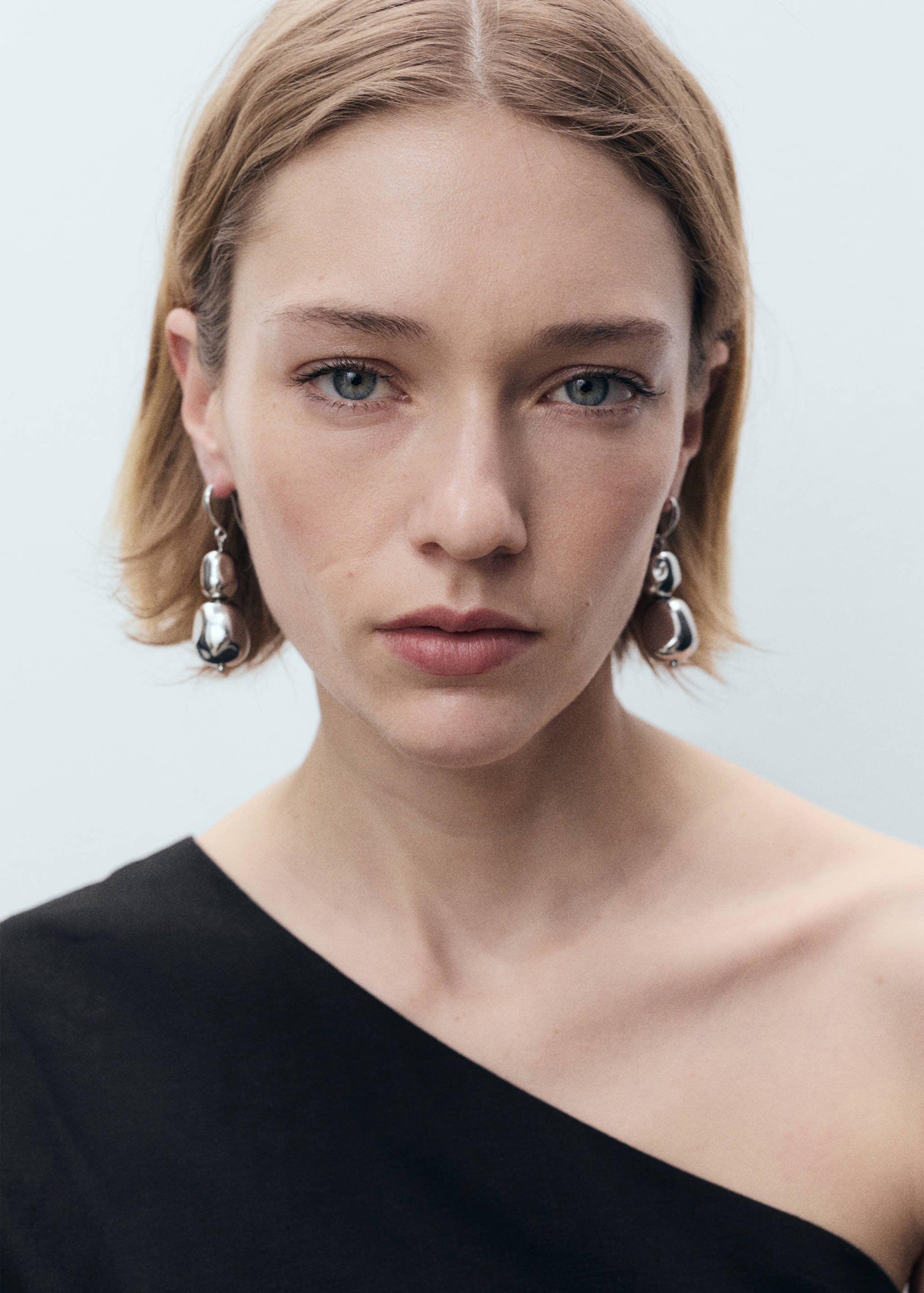 Asymmetrische linnen top - Detail van het artikel 1