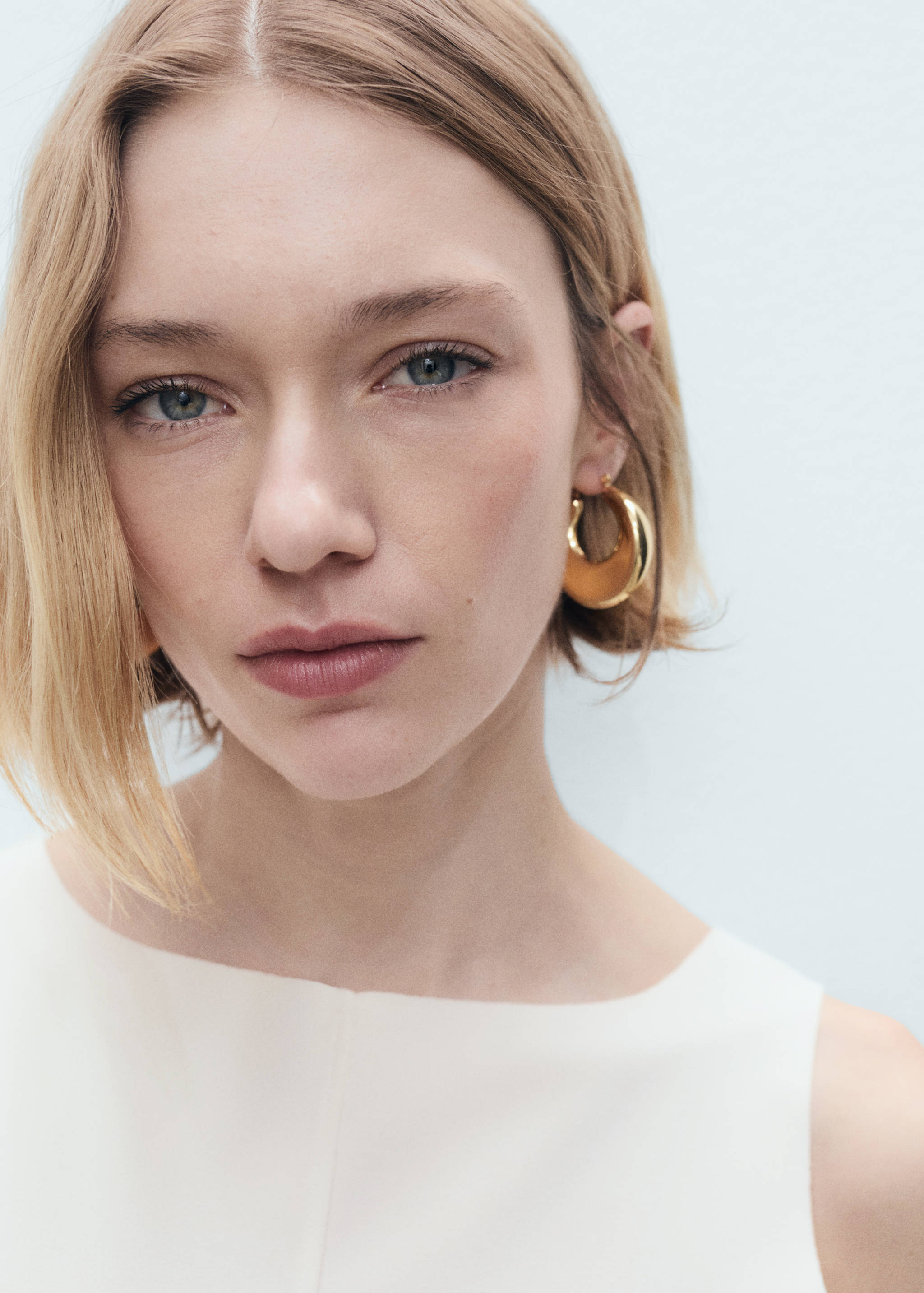 Boat-neck knitted dress - Details of the article 1