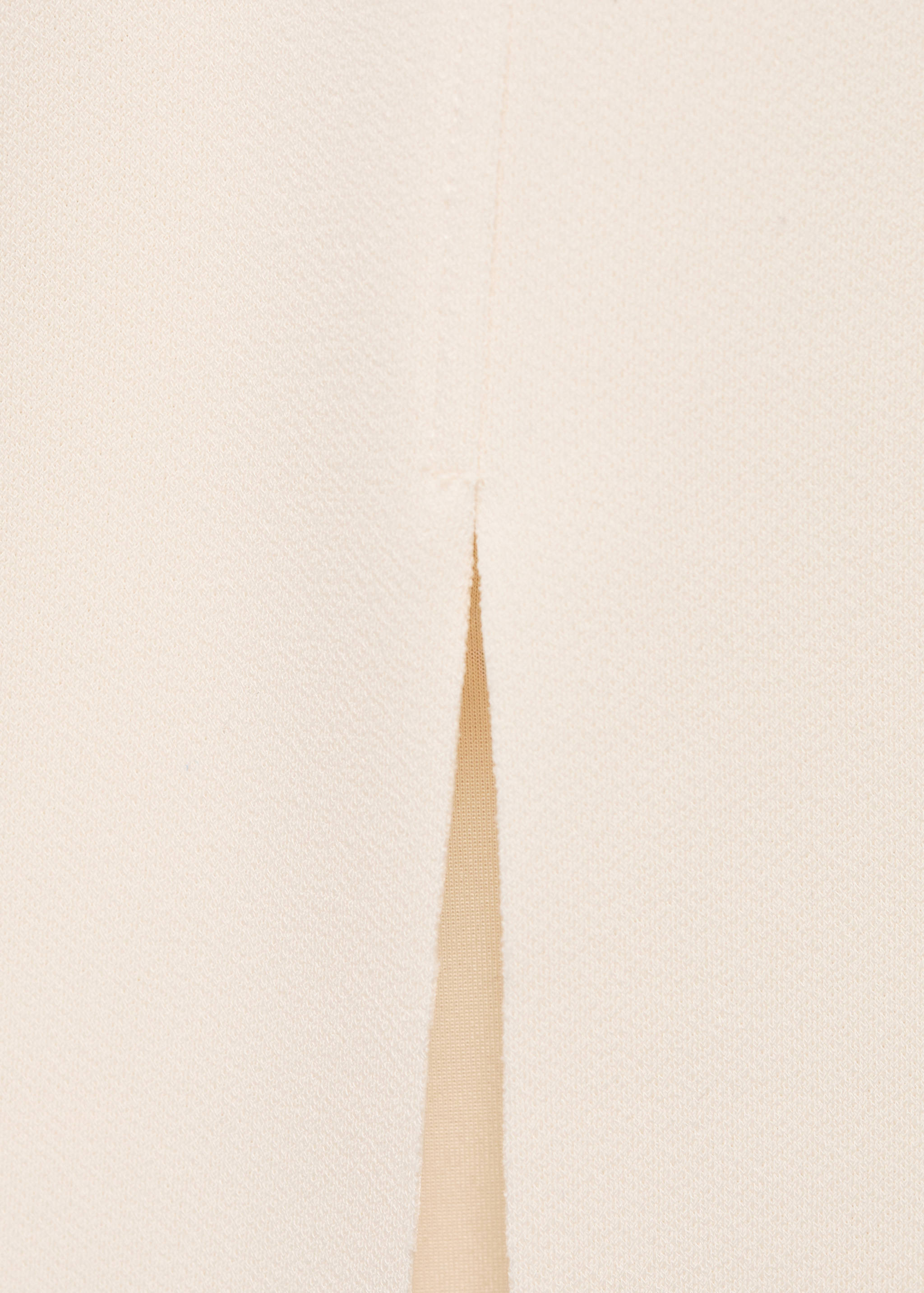 Boat-neck knitted dress - Details of the article 0