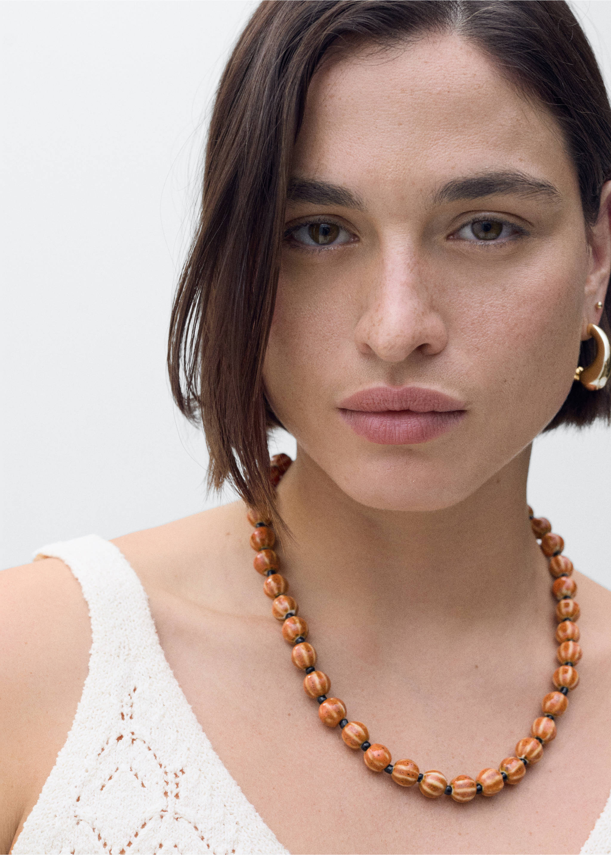 Top punto detalles calados - Detalle del artículo 4, Crudo. Ref: 87057182-00.