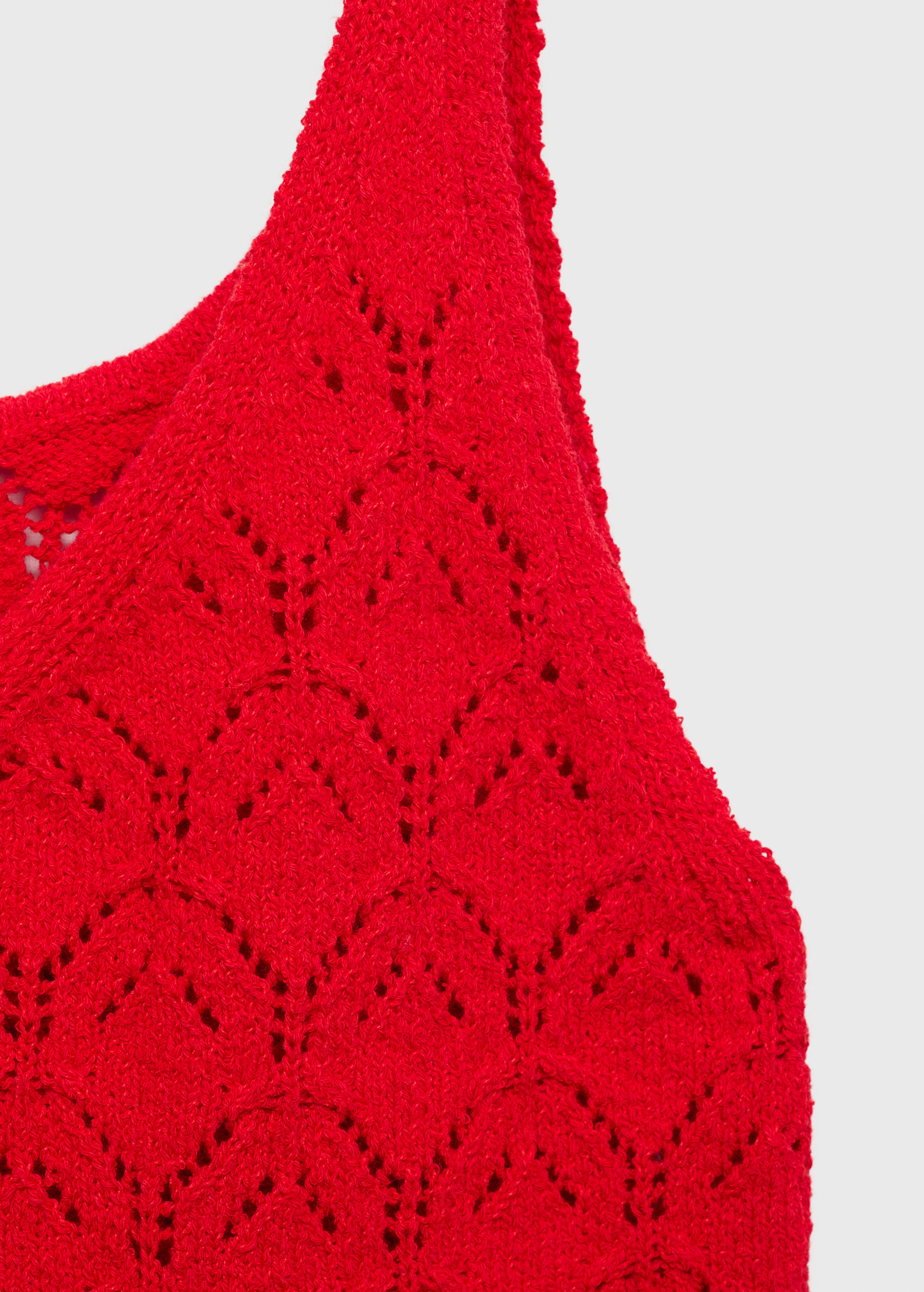 Openwork details knit top - Details of the article 8