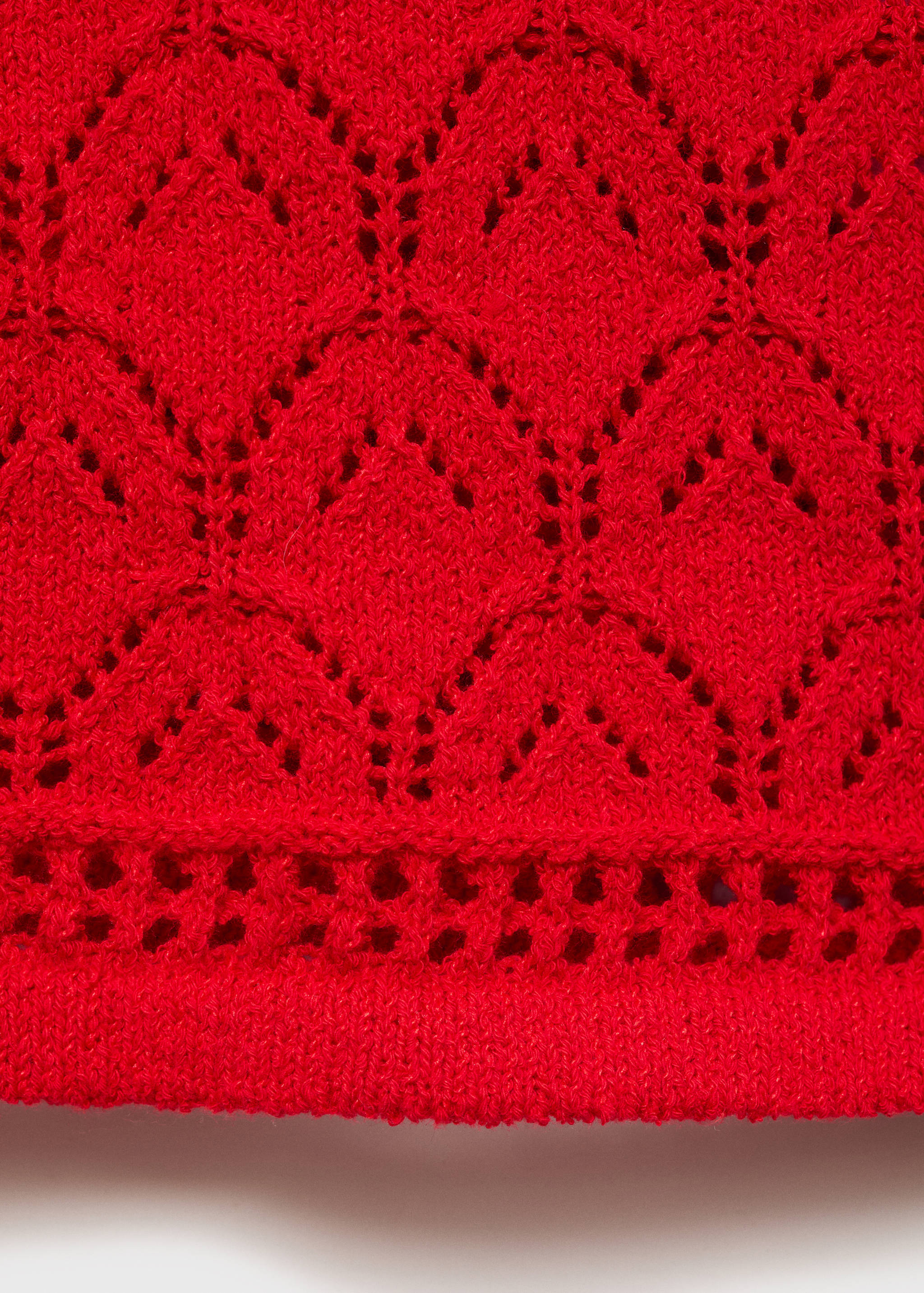 Openwork details knit top - Details of the article 0