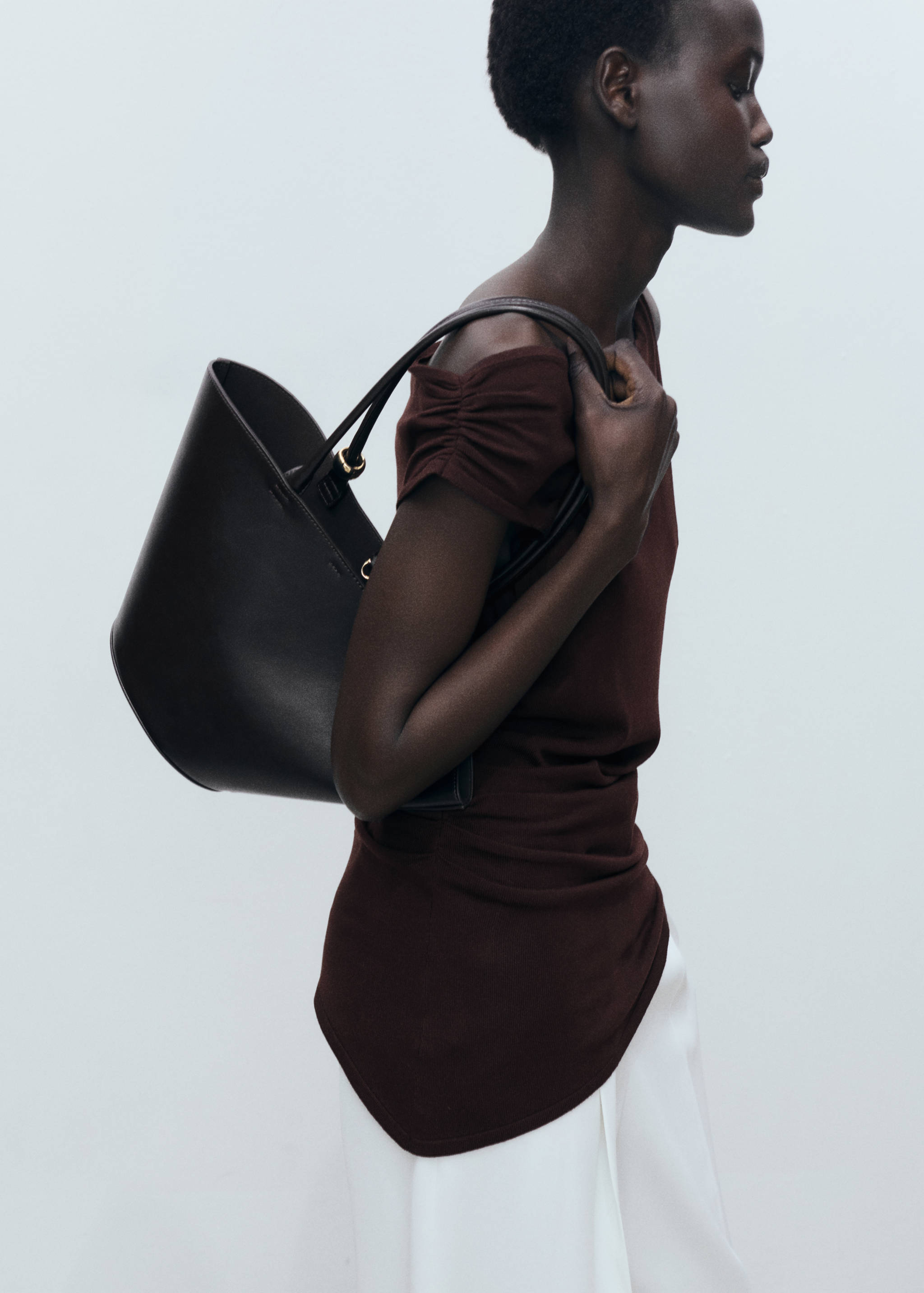 Asymmetrical fine-knit top - Details of the article 6