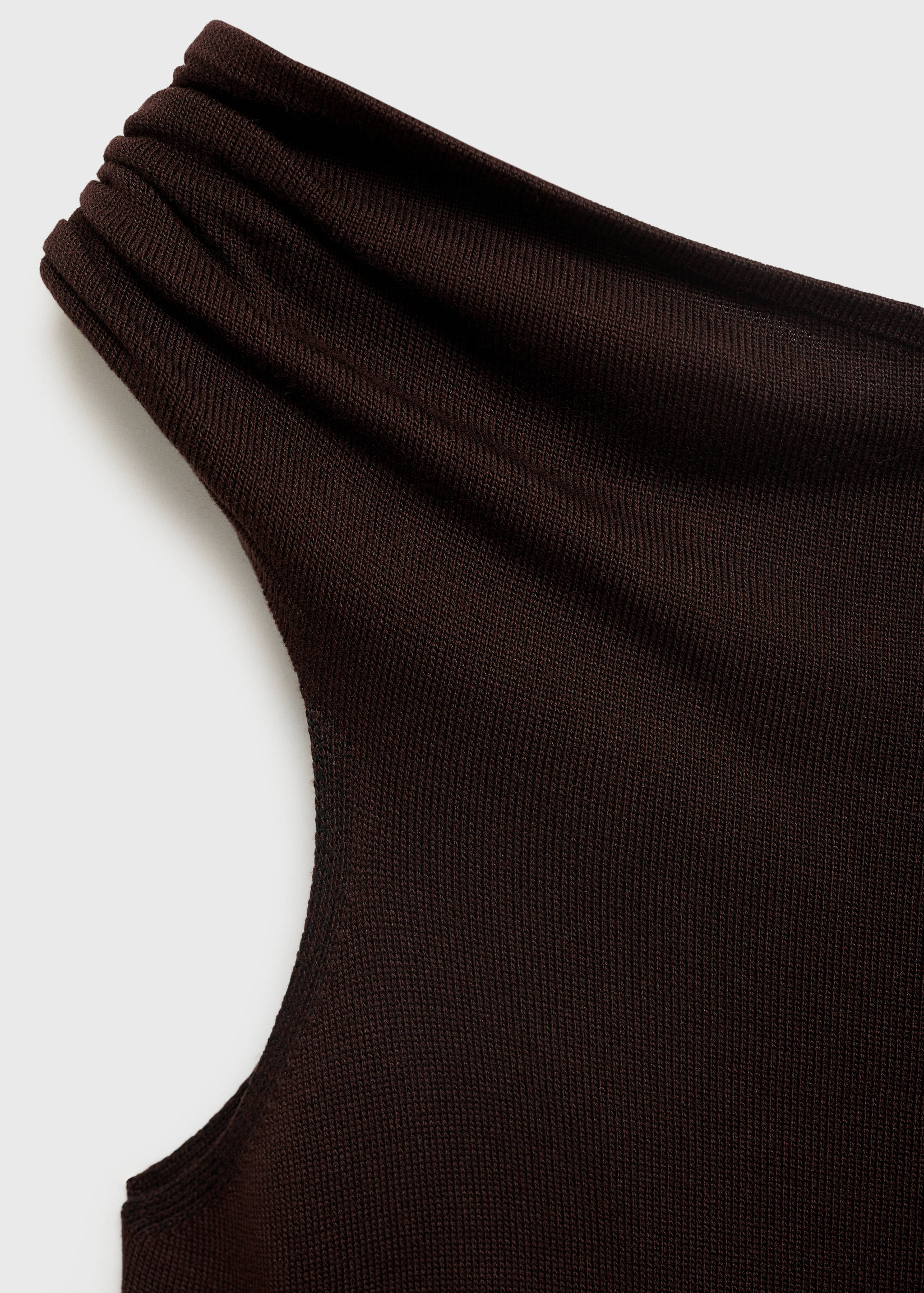 Asymmetrical fine-knit top - Details of the article 8