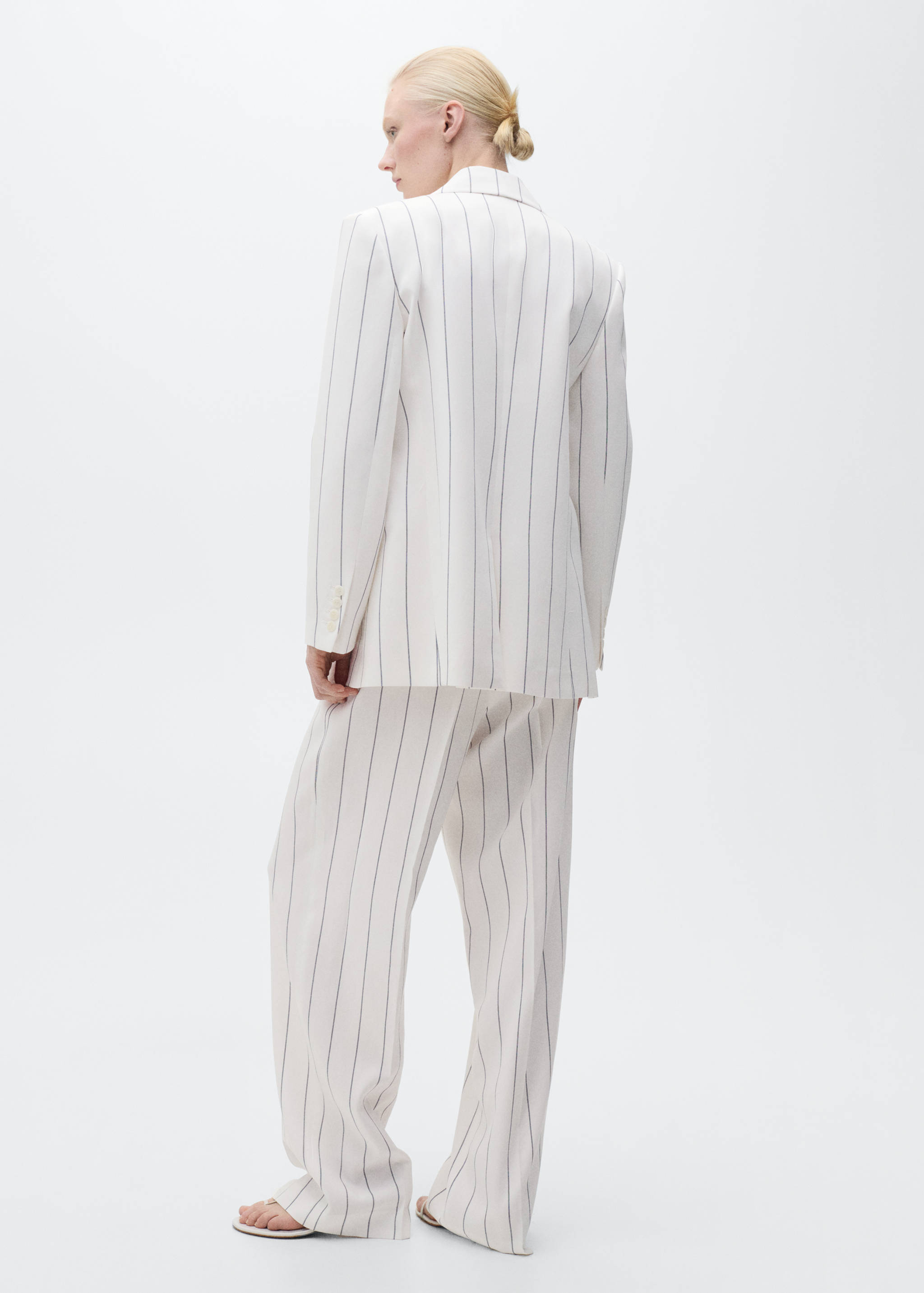 Striped suit trousers - Reverse of the article