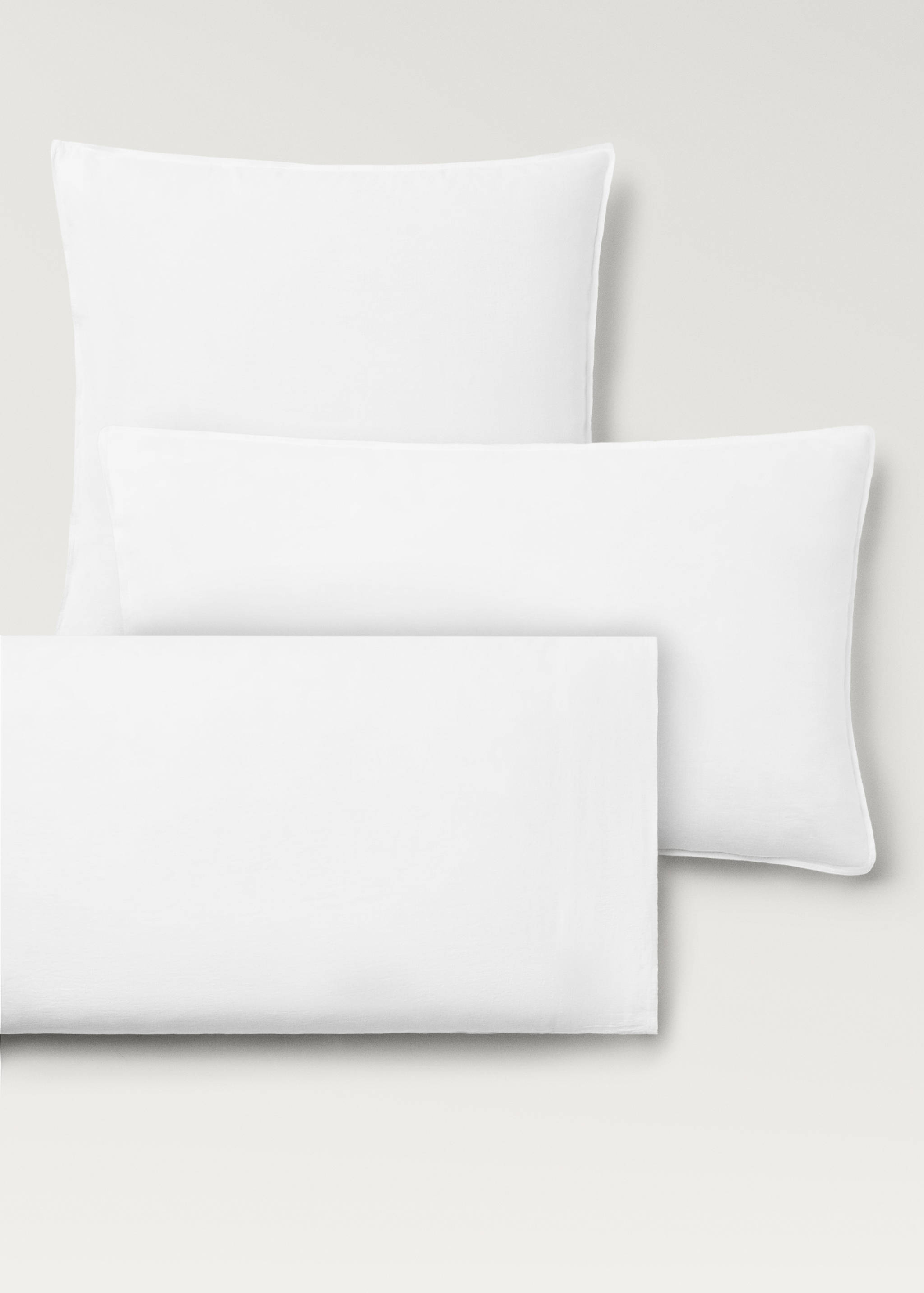 Two washed linen pillowcases 60x60 cm - Details of the article 4