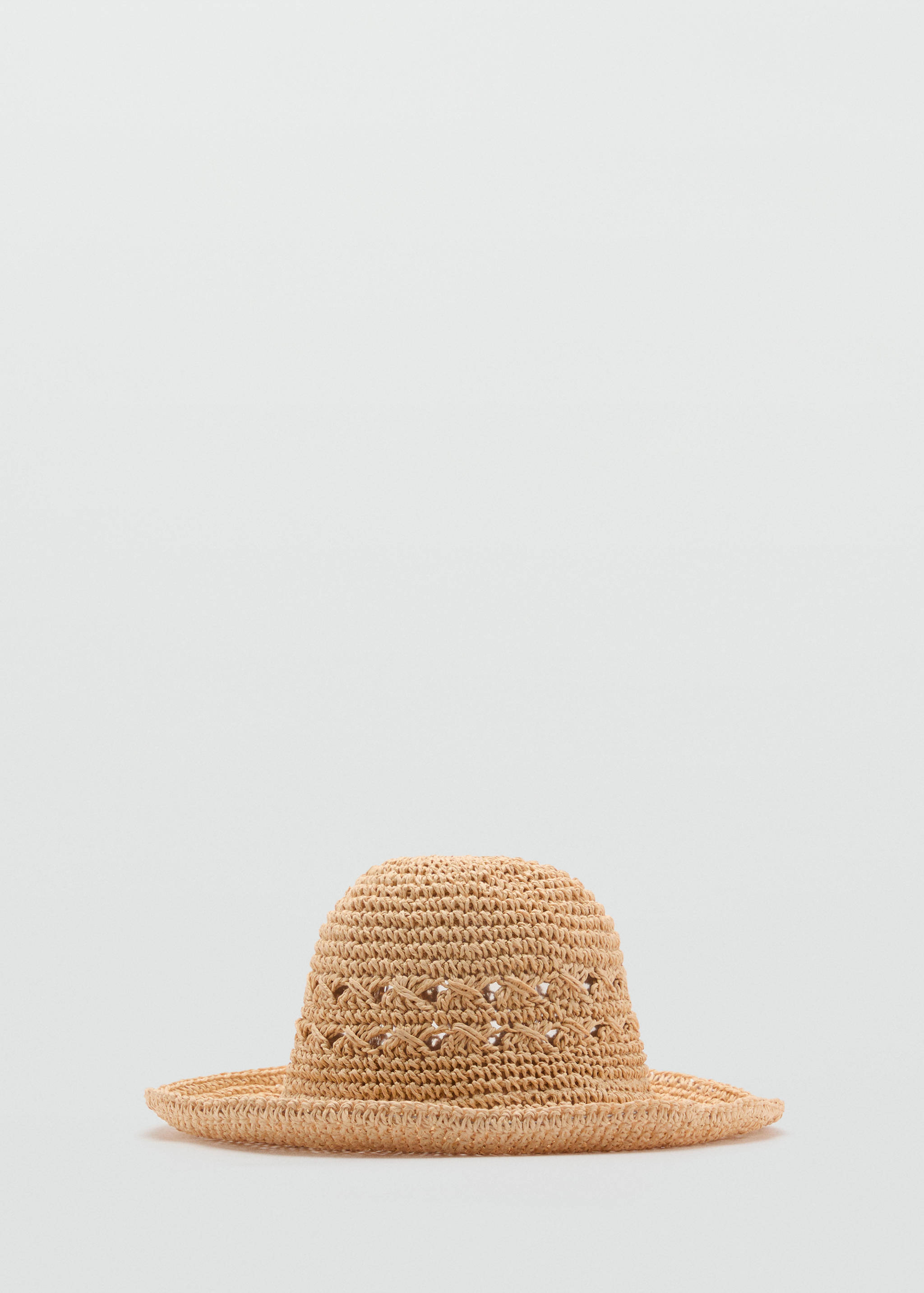 Sombrero fibra natural detalles calados - Artículo sin modelo