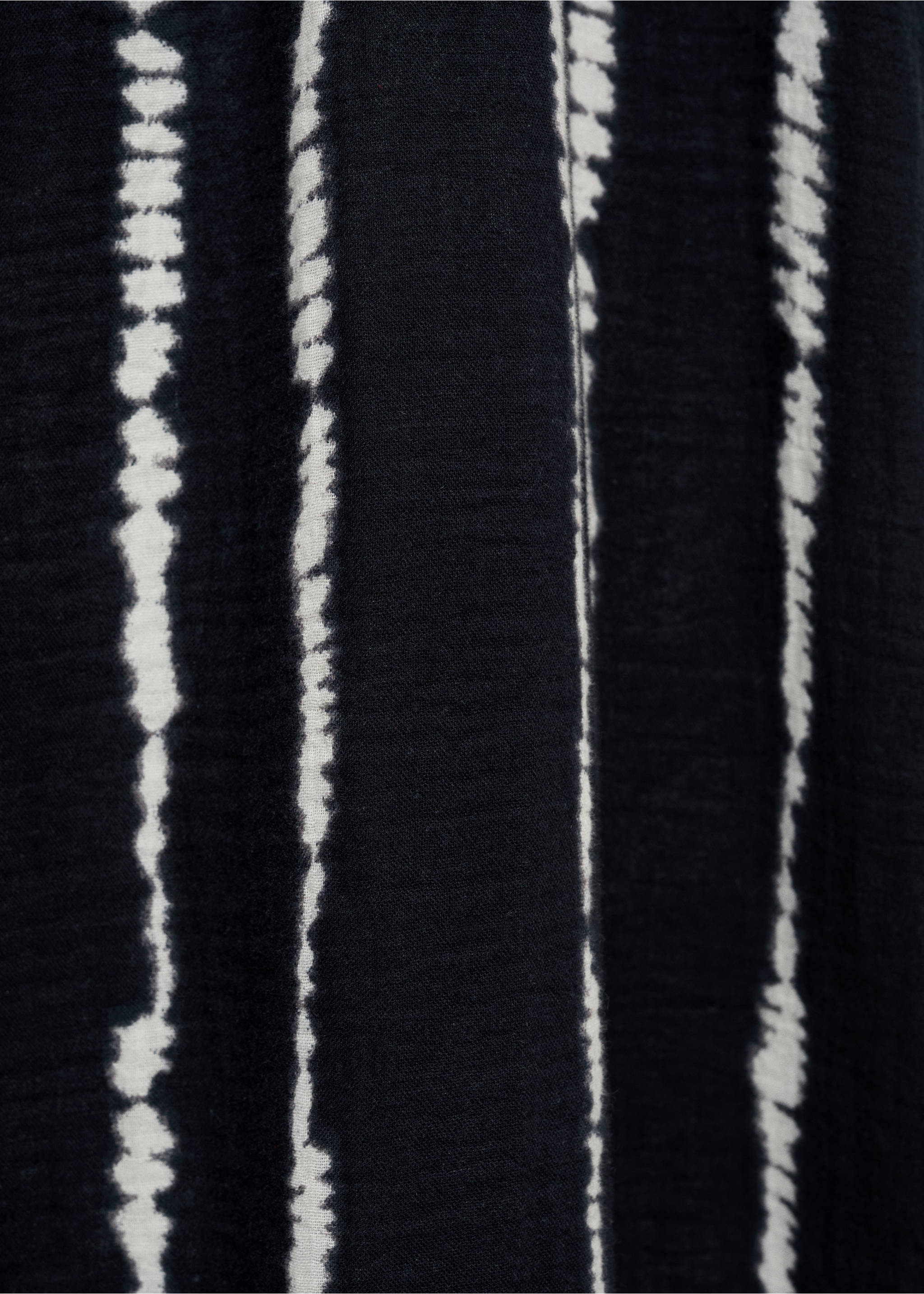 Long tie-dye dress - Details of the article 0, Black. Ref: 87057682-00.