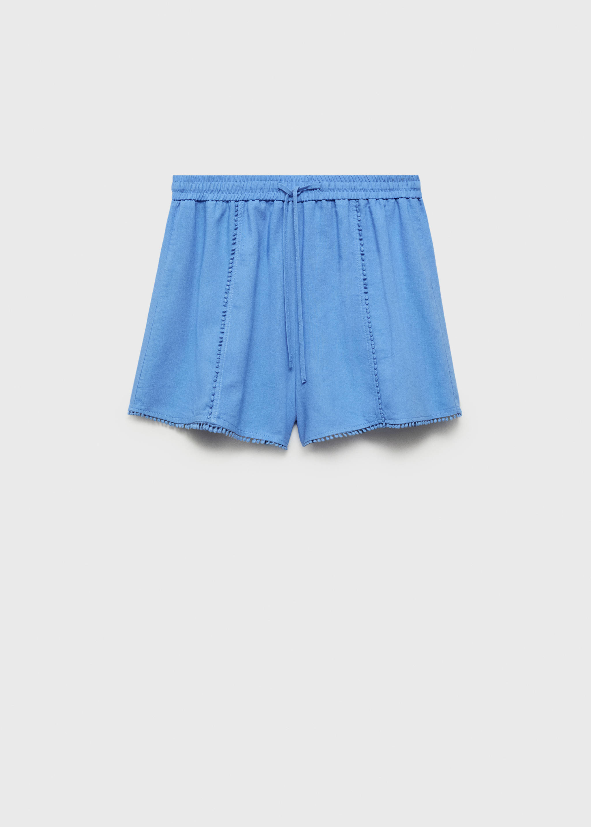 Leinenshorts mit Kordel - Artikel ohne Model