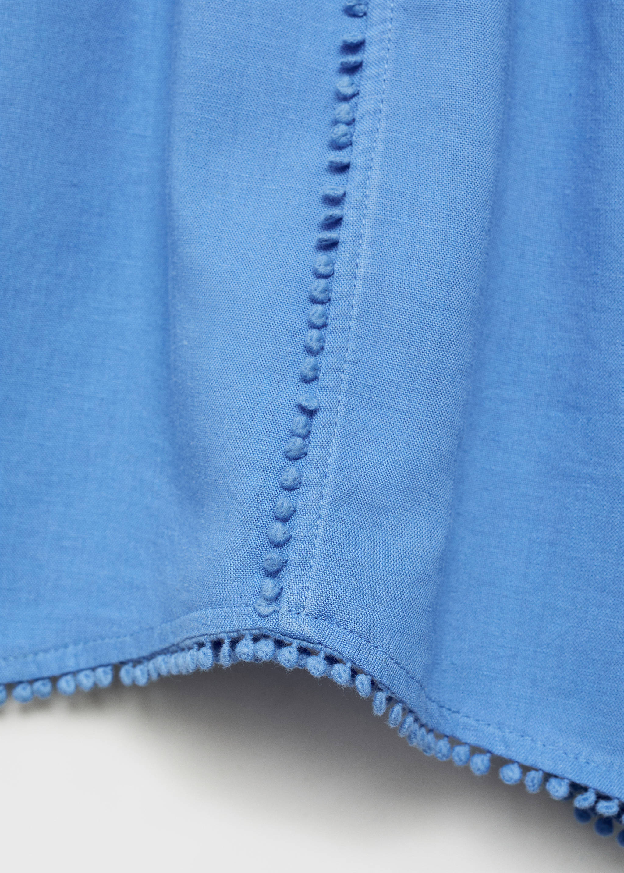Leinenshorts mit Kordel - Detail des Artikels 0
