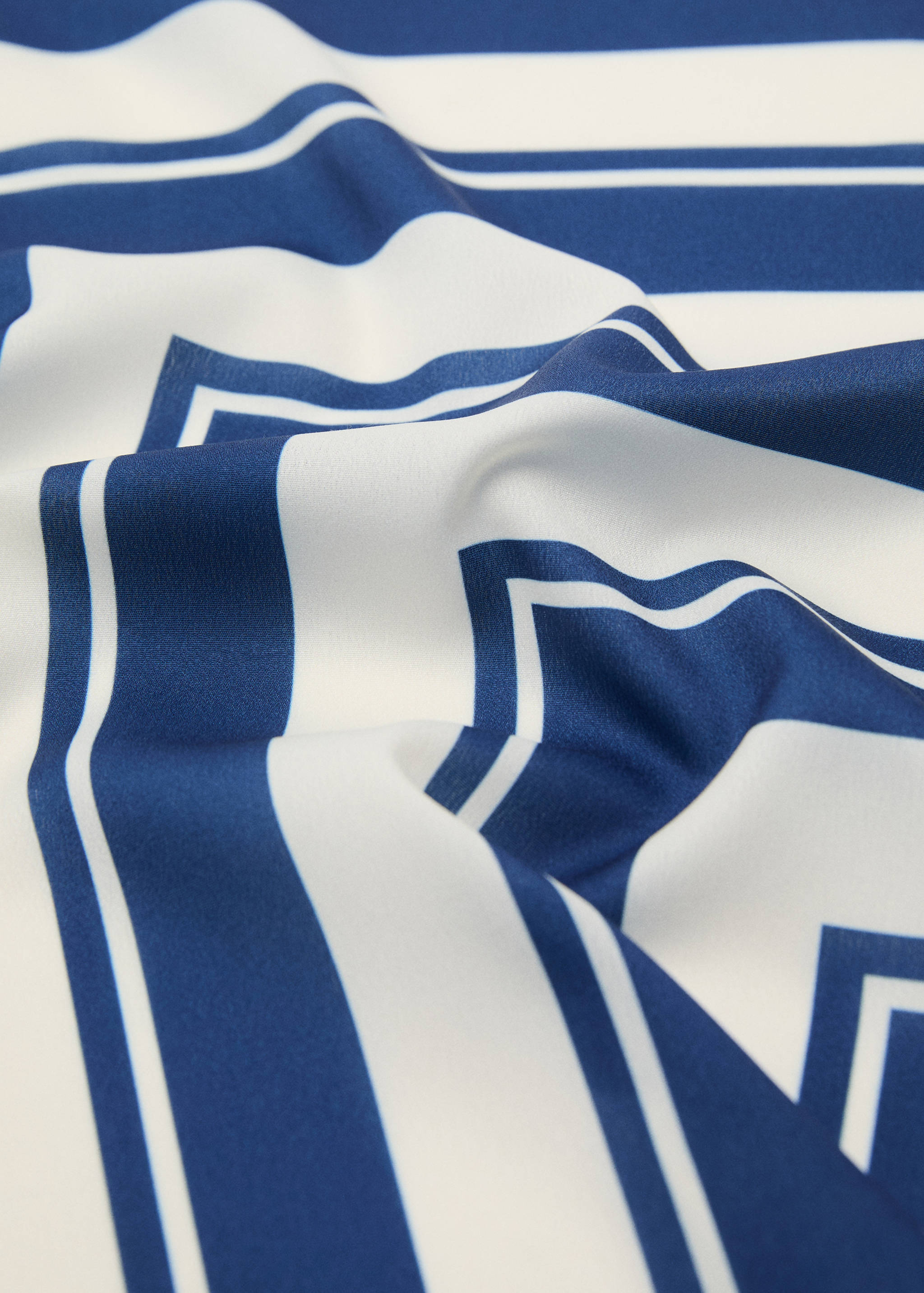 Abstract stripe-print scarf - Medium plane