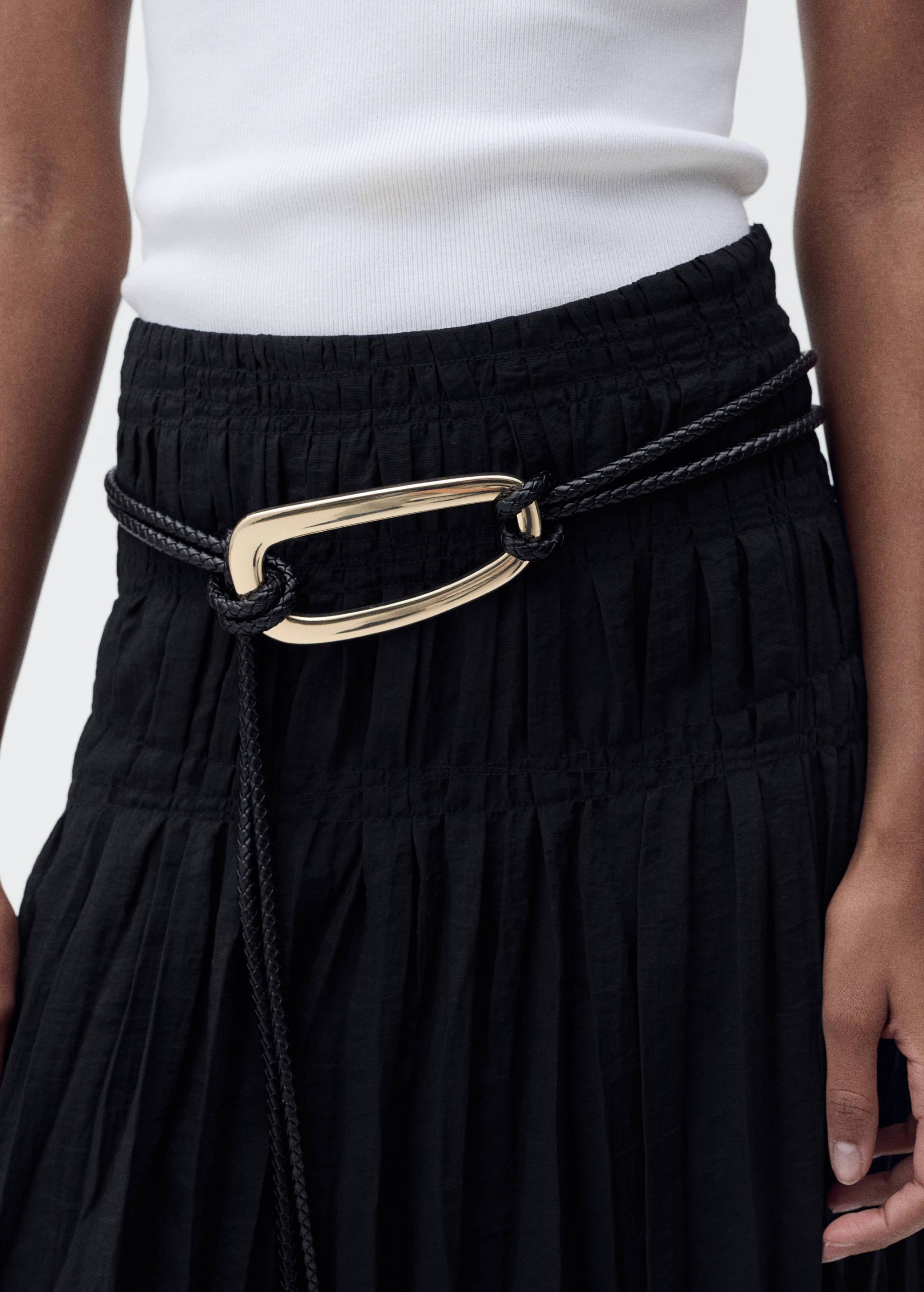 Gathered midi-skirt - Details of the article 6