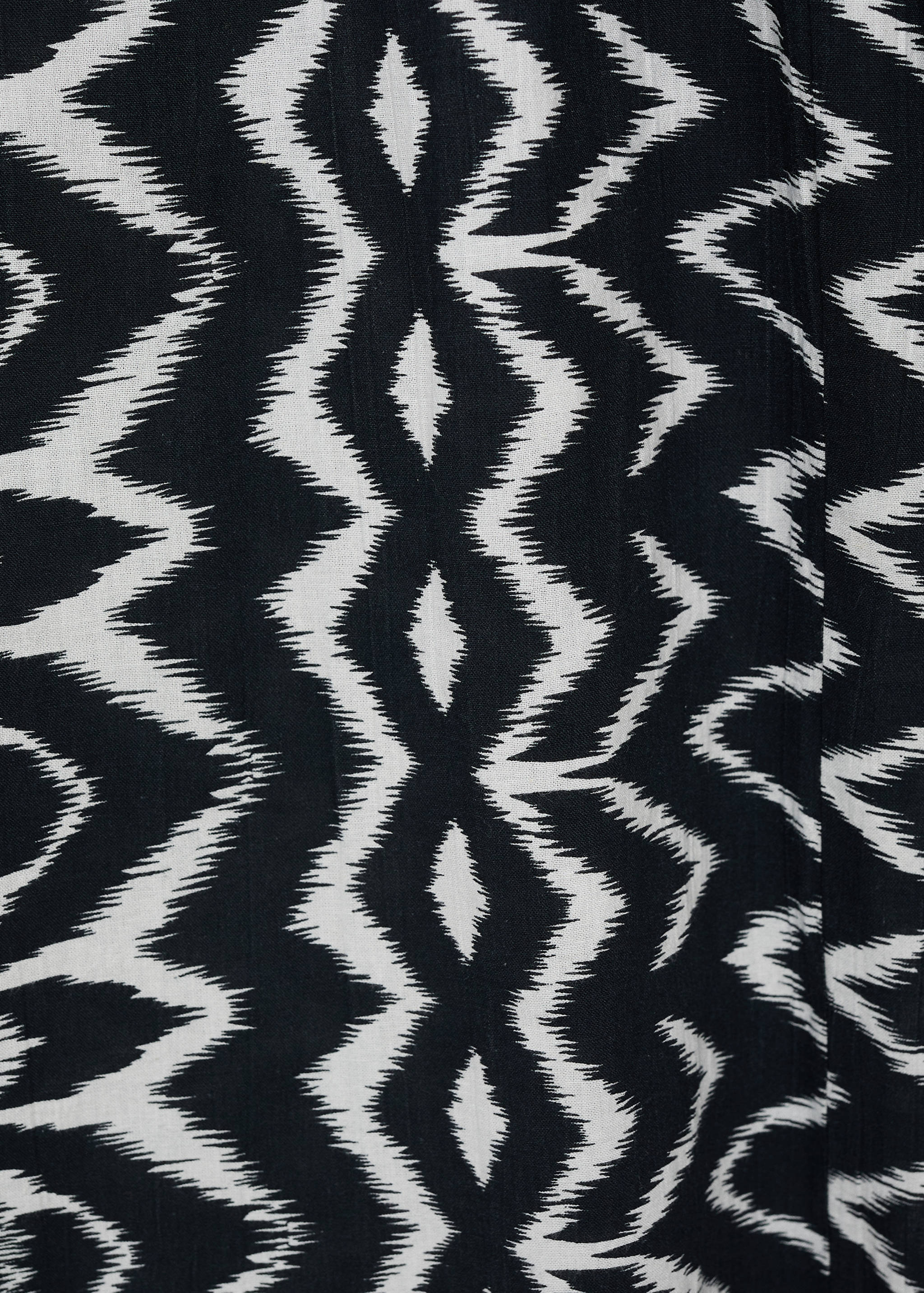 Calças retas estampadas - Pormenor do artigo 0