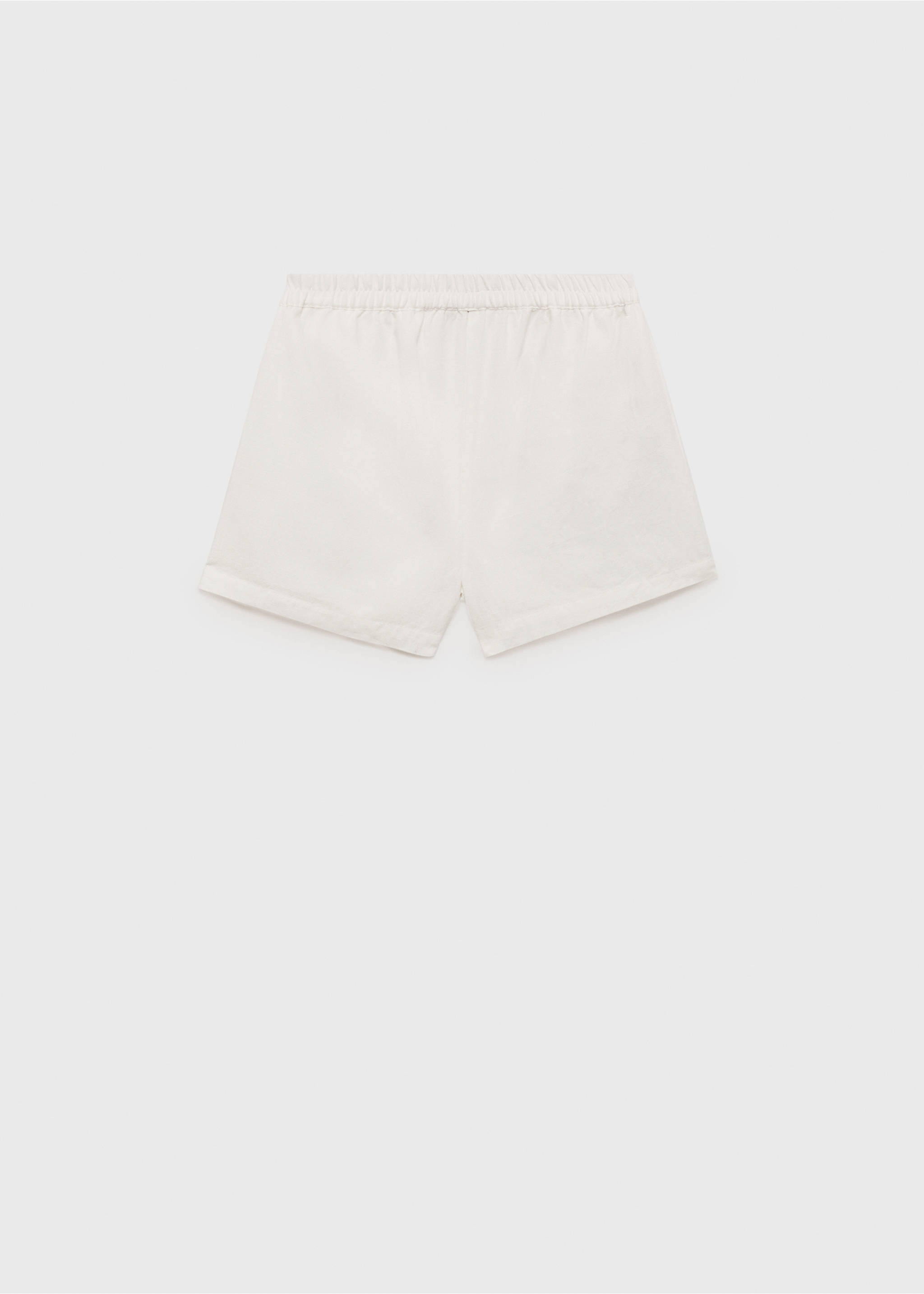 Shorts cintura elástica - Artículo sin modelo, Blanco. Ref: 87057694-00.