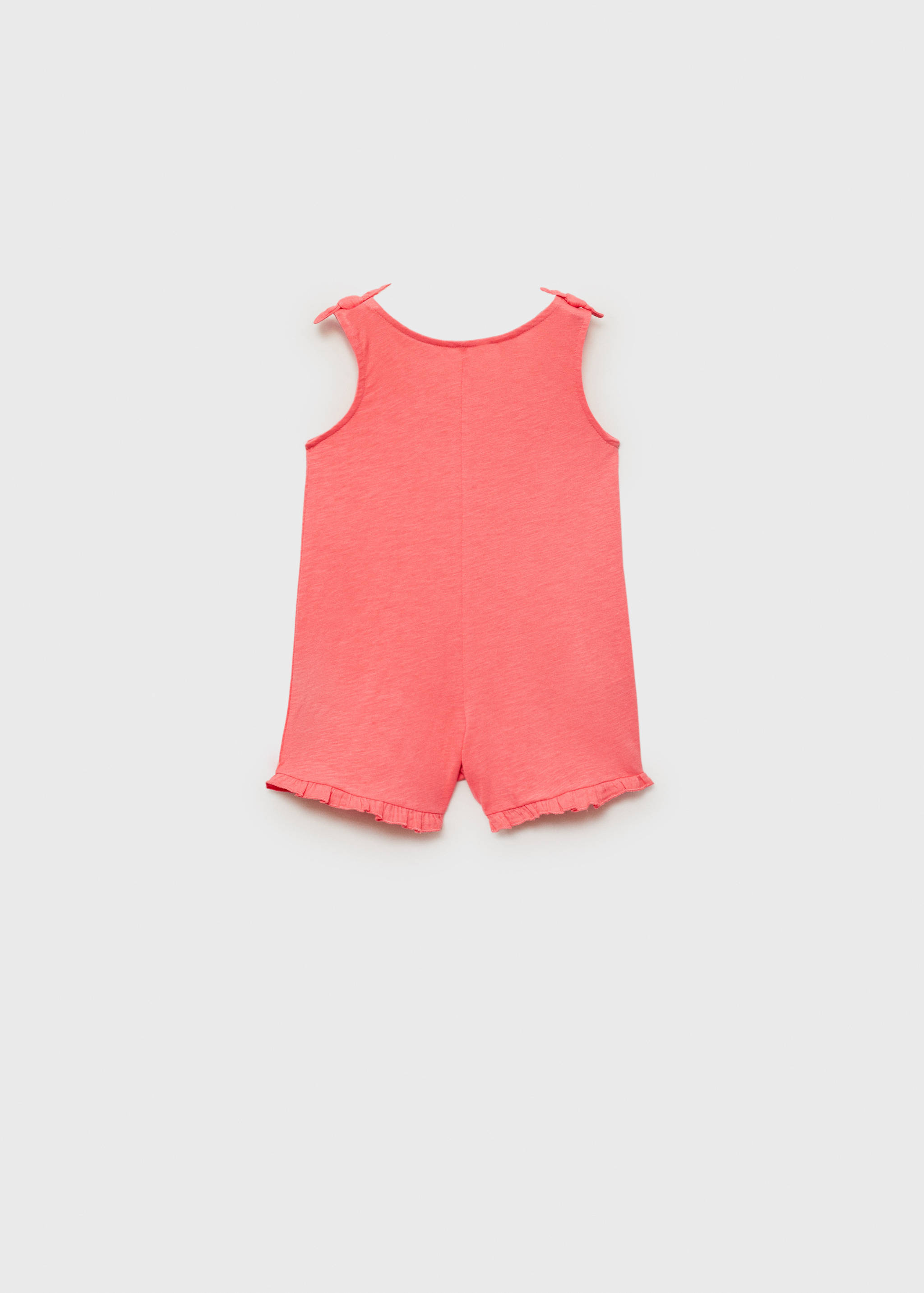 Short jumpsuit with bow detail - Reverse of the article