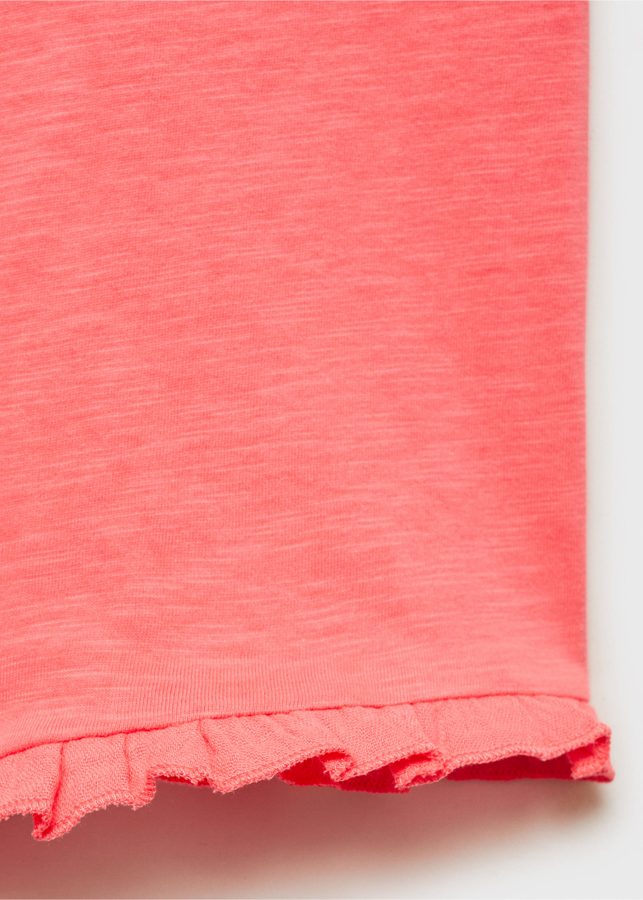 Mono corto detalle lazos - Detalle del artículo 8, Rojo coral. Ref: 87057695-00.