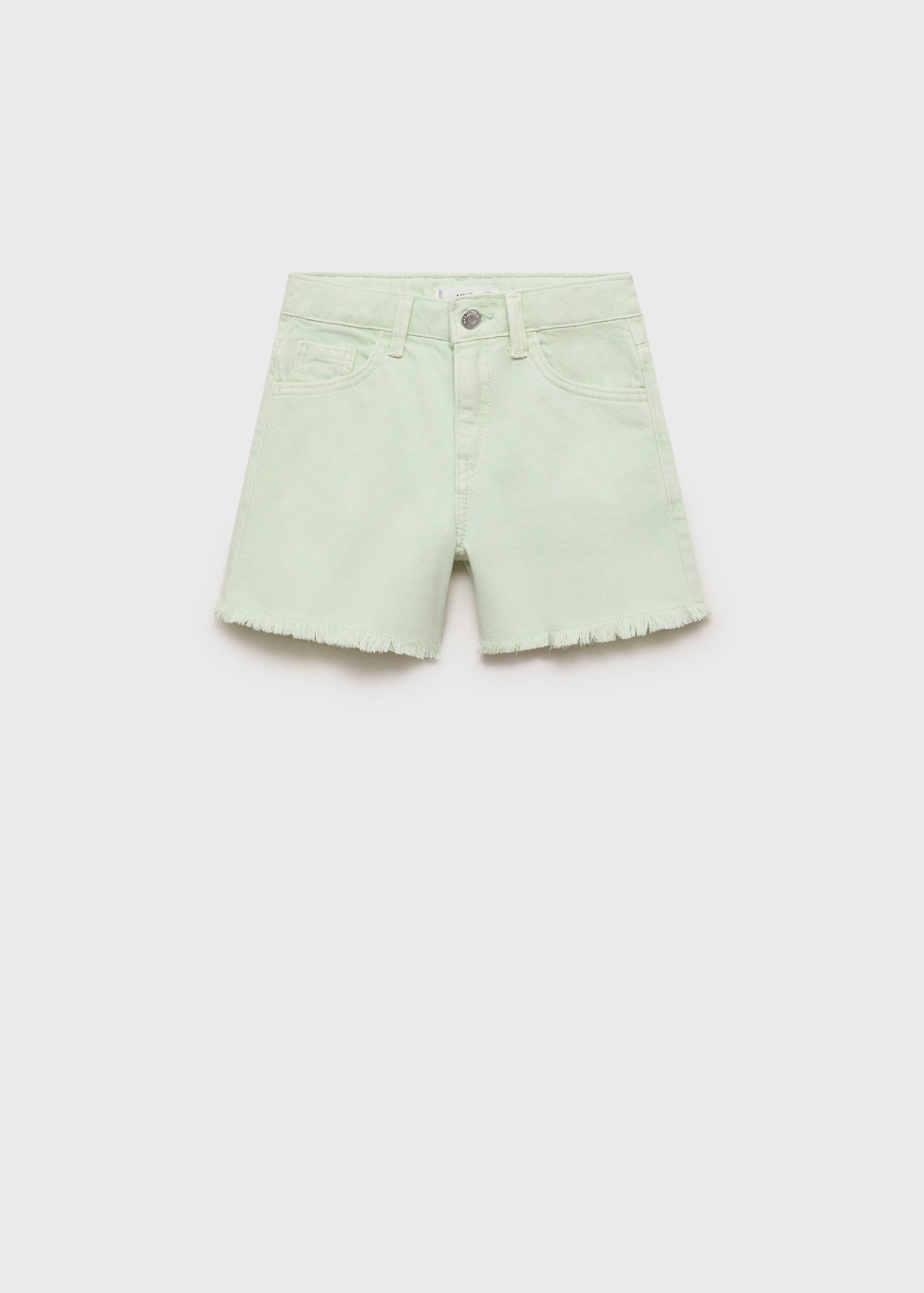 Shorts vaqueros bajo deshilachado - Artículo sin modelo