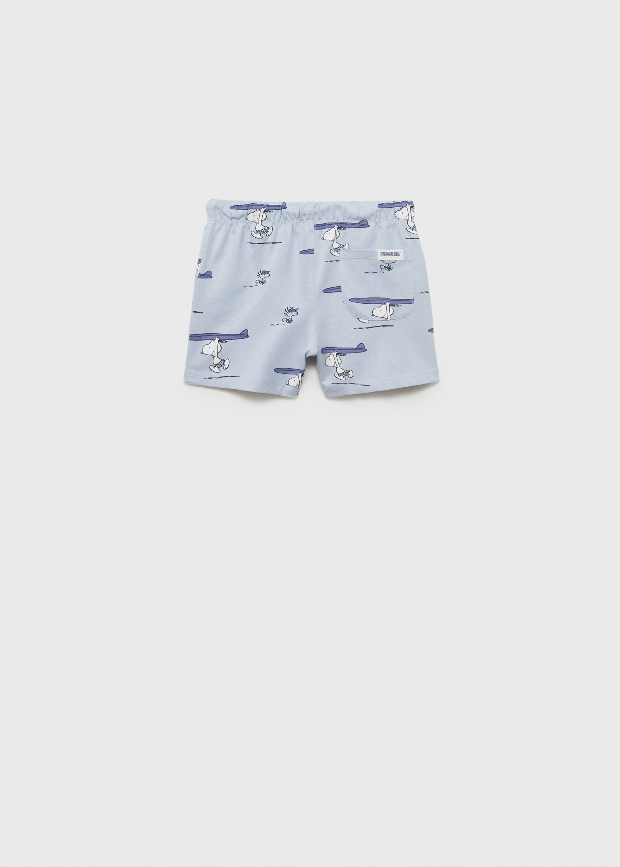 Calções do Snoopy - Verso do artigo, Azul-celeste. Ref: 87057703-00.