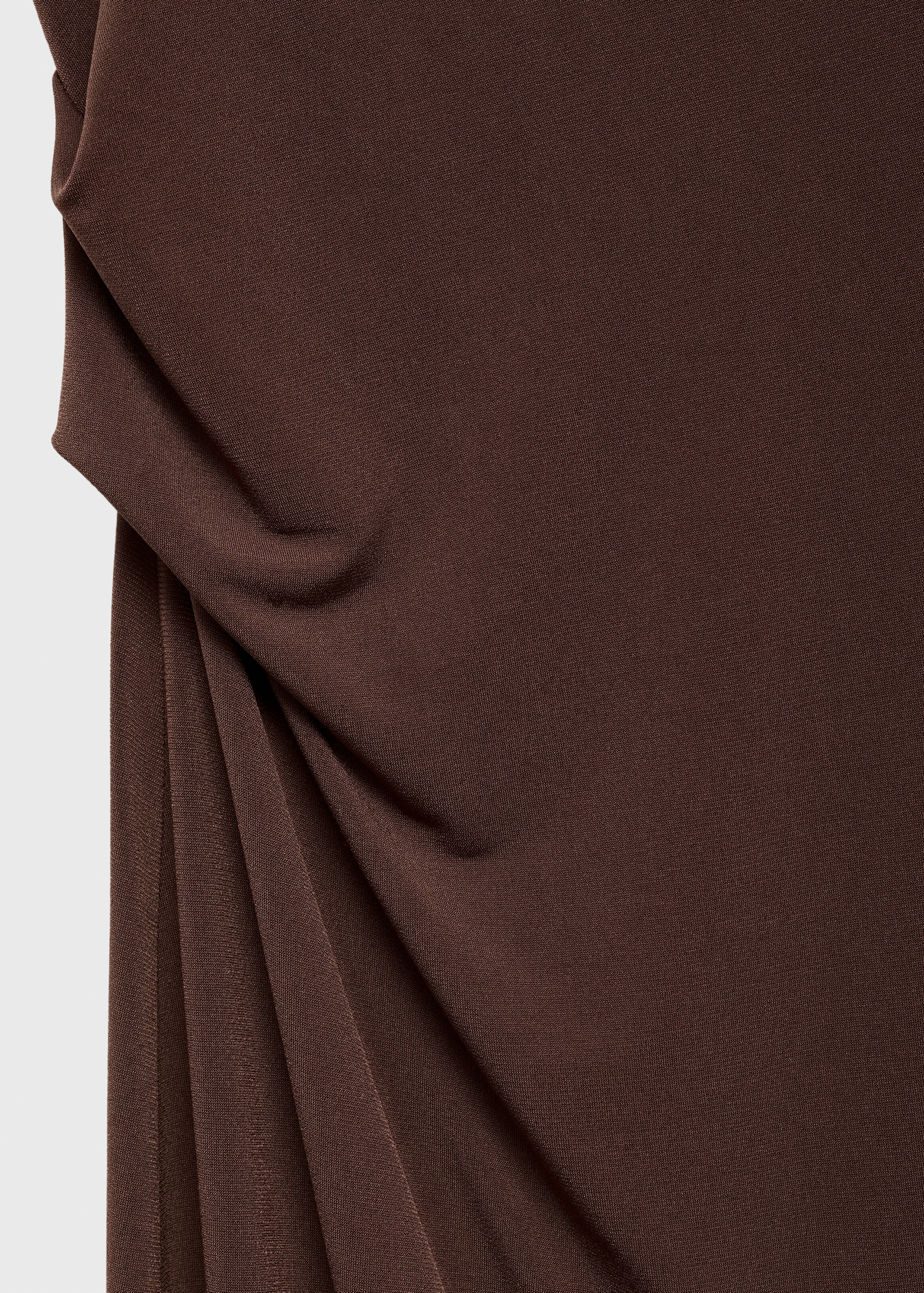Draped dress with metallic detail - Details of the article 0
