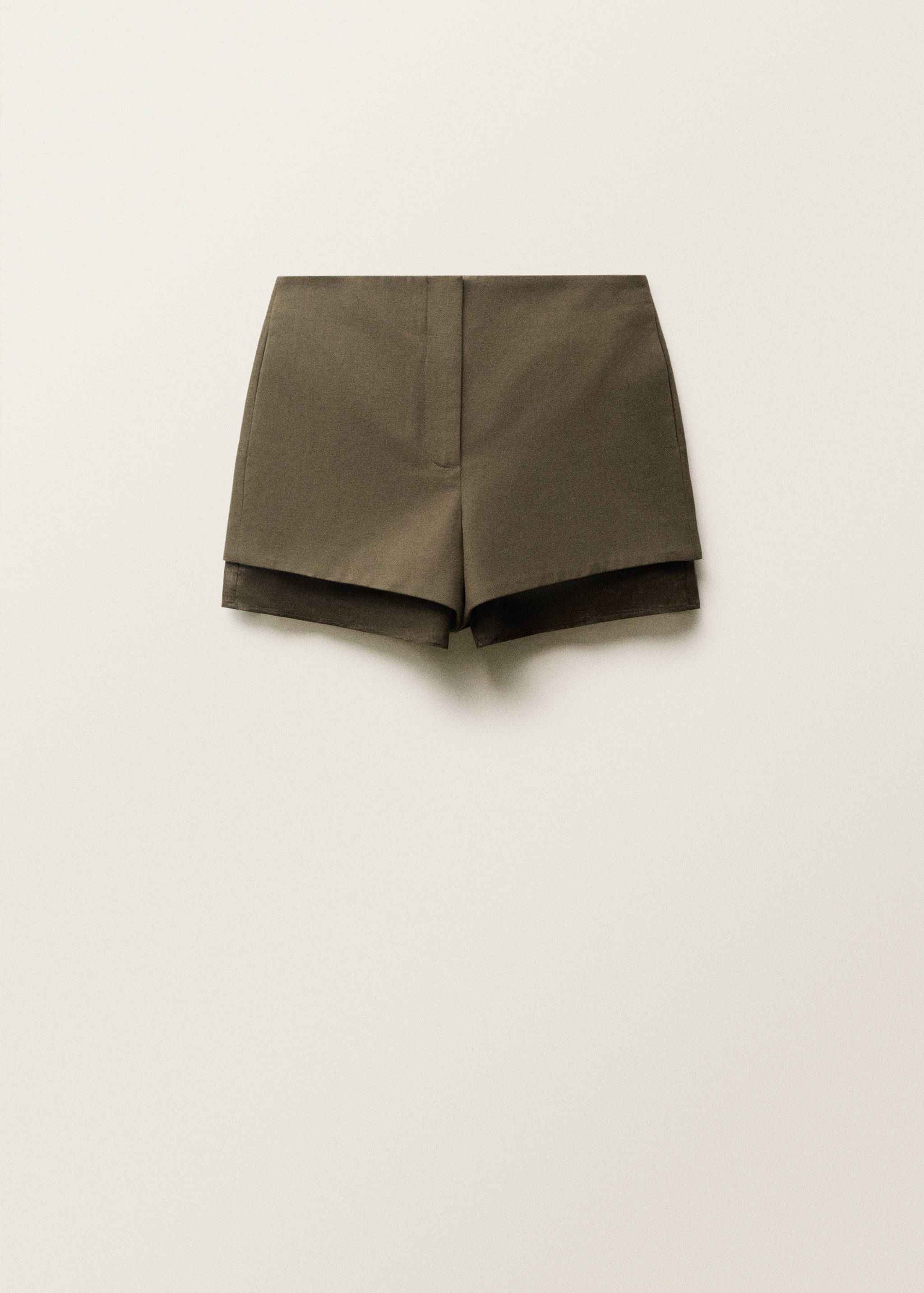 Gecombineerde shorts van een linnenblend - Artikel zonder model