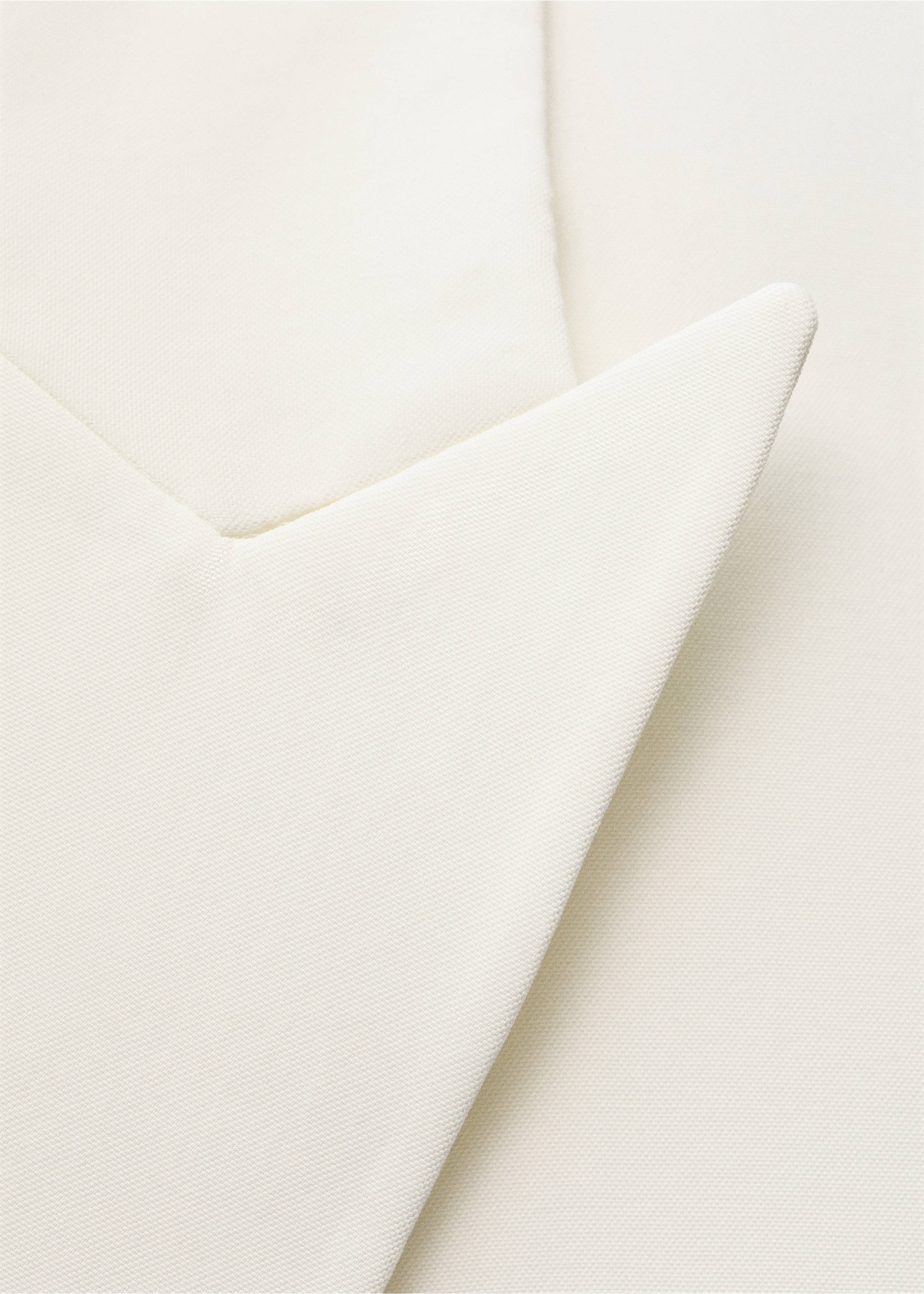 Blazer traje lyocell cruzada - Detalle del artículo 8, Blanco roto. Ref: 87057719-00.